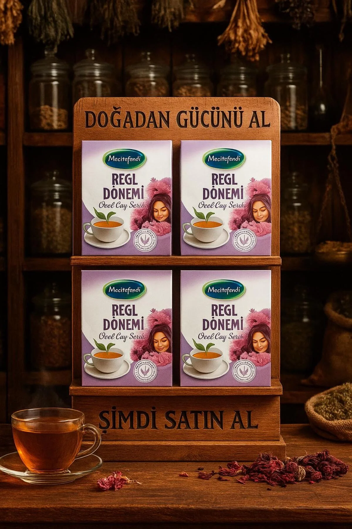 "Regl Dönemi" Çayı 40'lı Süzen Poşet (4 Adet)