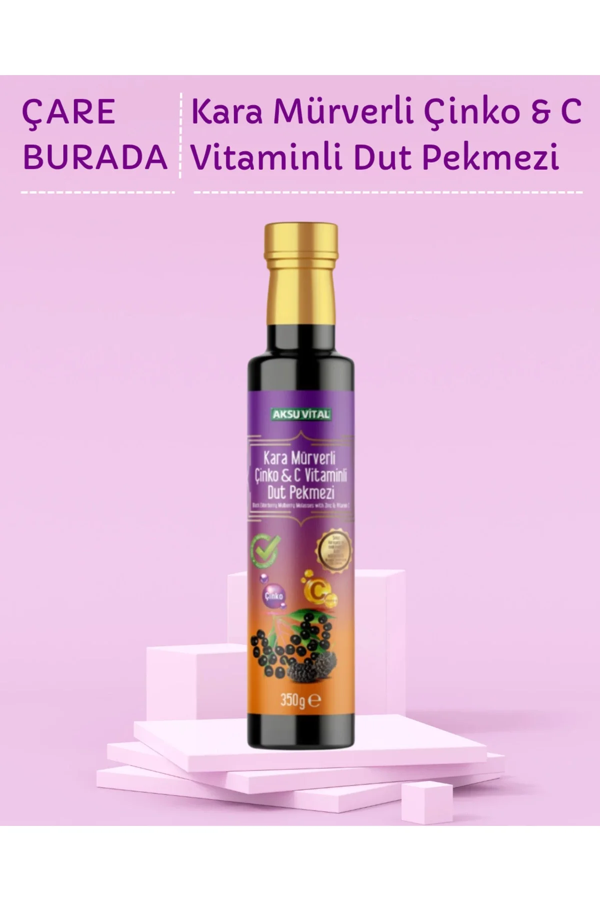 Karamürverli Çinko & C Vitaminli Dut Pekmezi