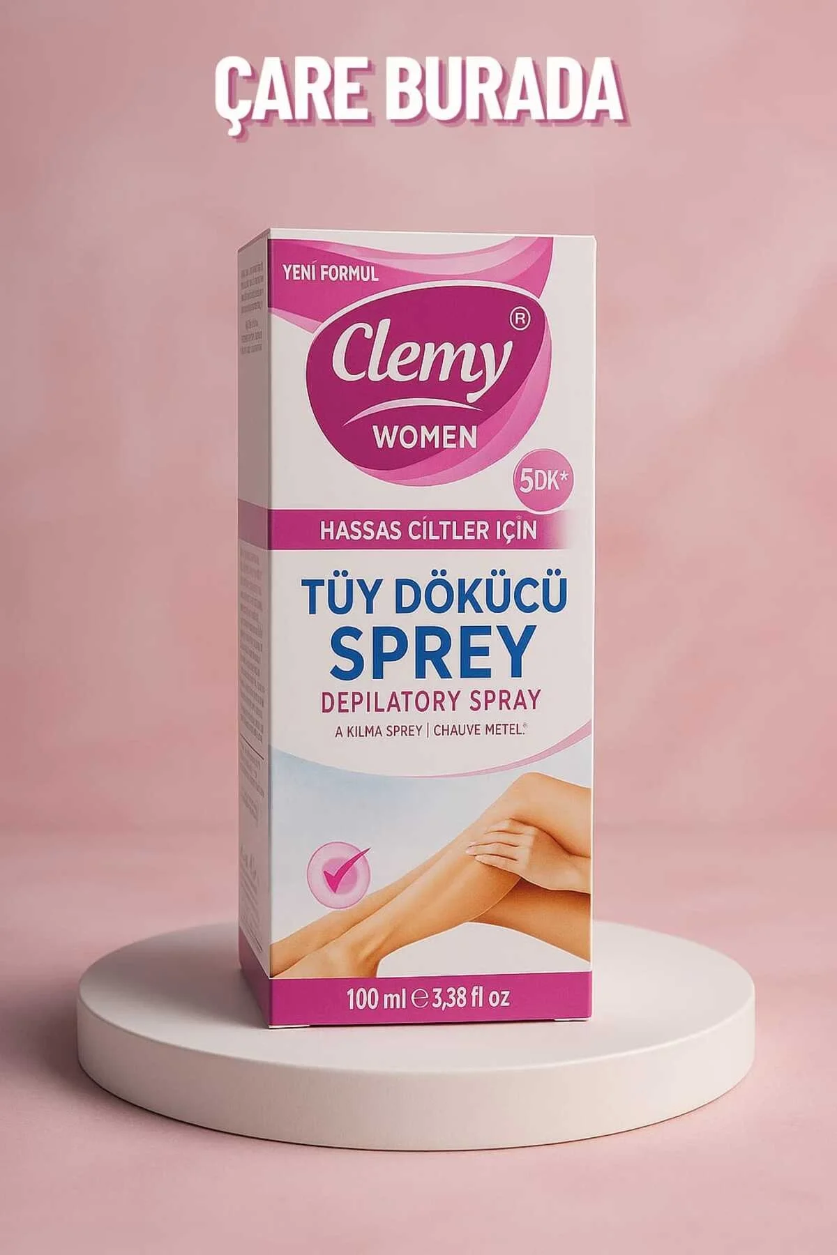 Tüy Dökücü Sprey 100 ml (Kadın)