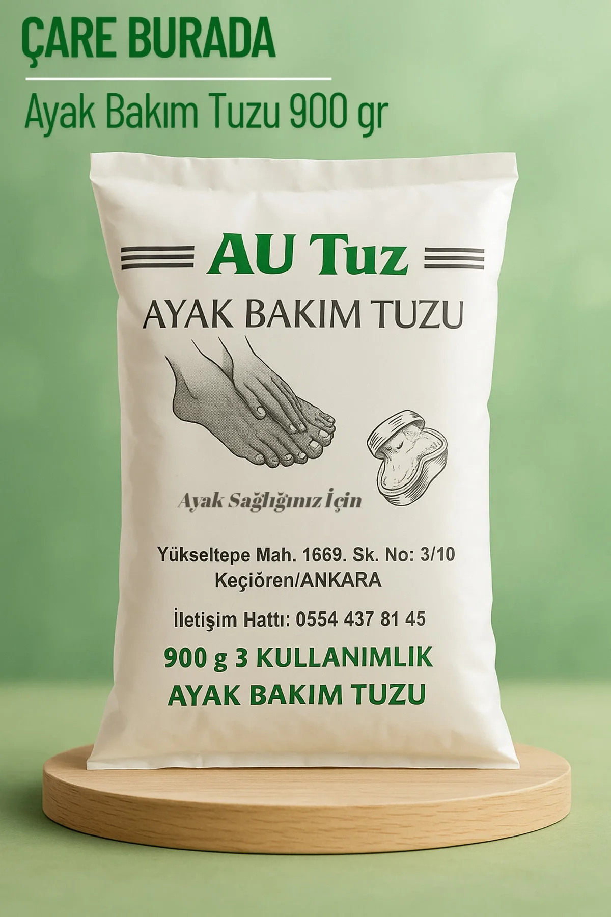 Ayak Bakım Tuzu 900 gr