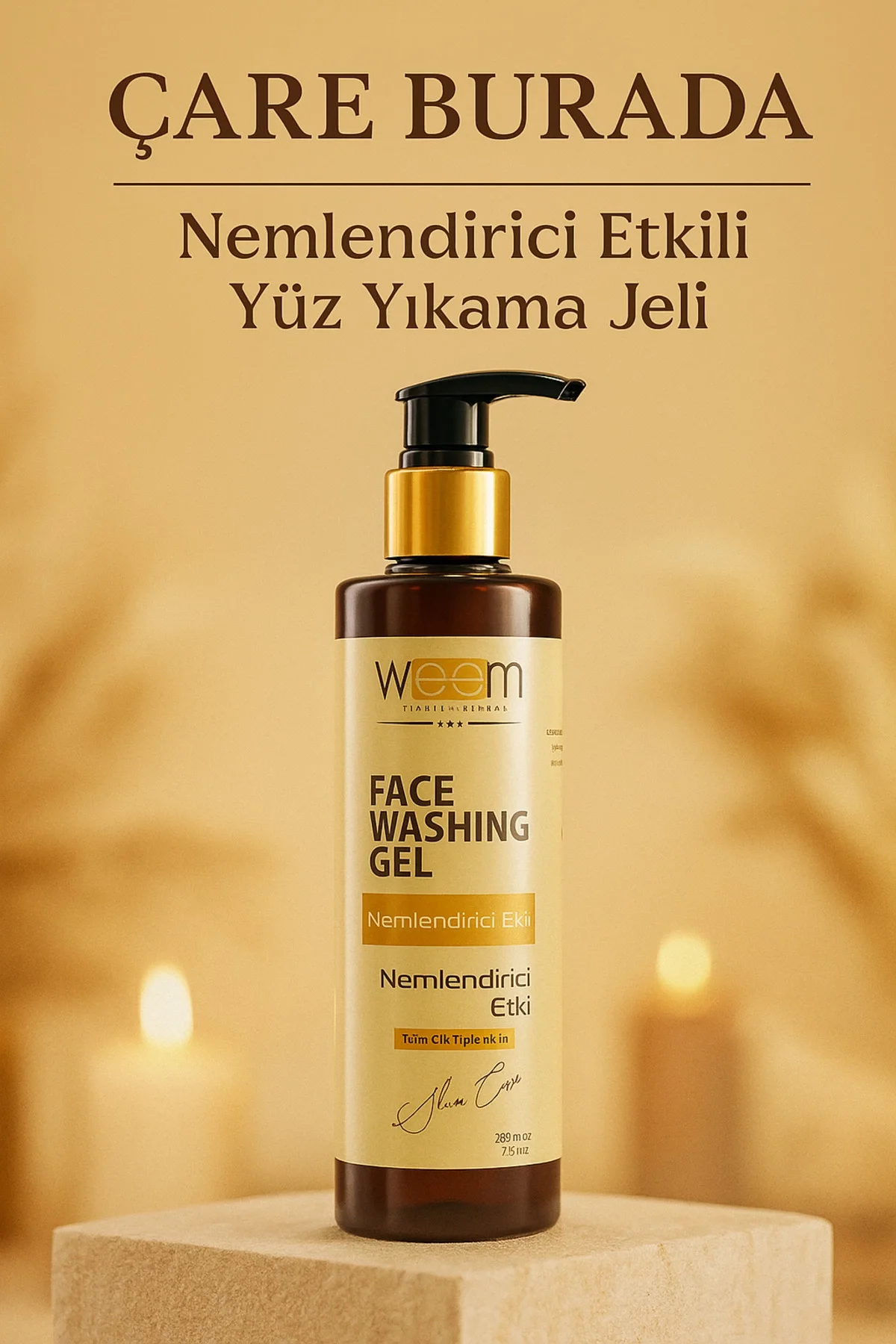 Weem - Nemlendirici Etkili Yüz Yıkama Jeli 225 Ml