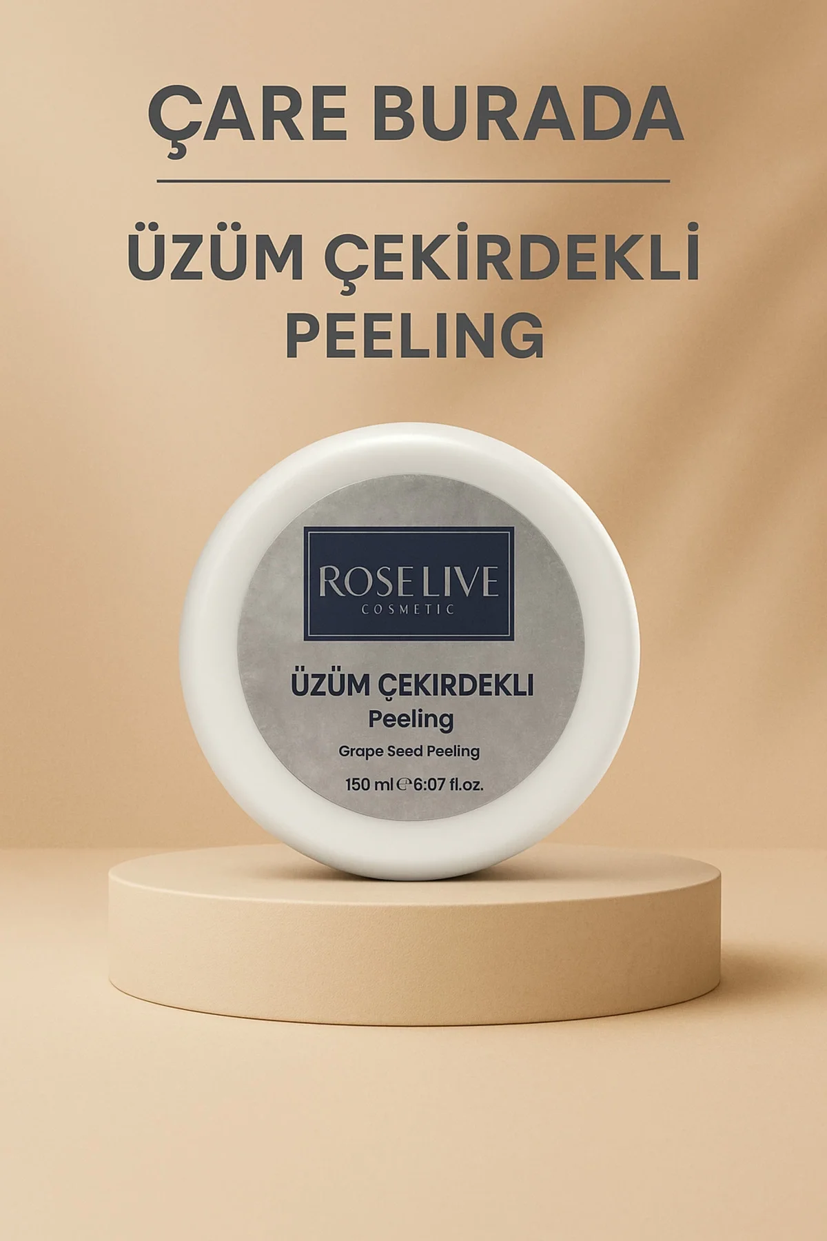 Roselive - Üzüm Çekirdekli Peeling 150 Ml