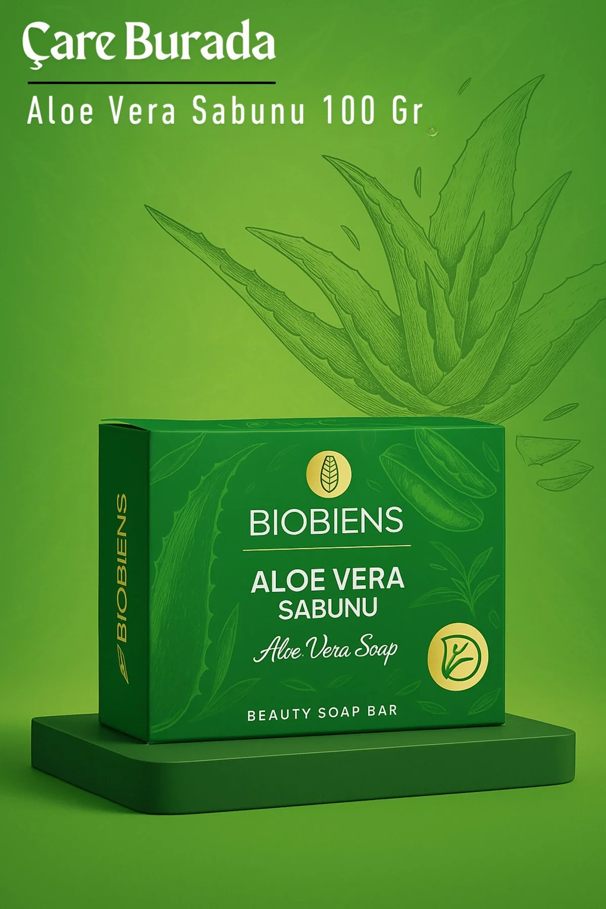 Biobiens - Aloe Vera Sabunu 100 Gr