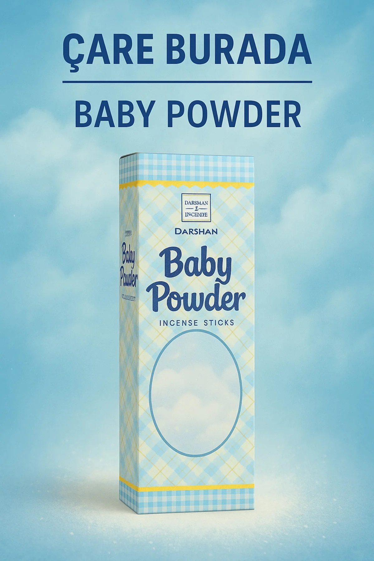 Darshan Incense - Baby Powder Çubuk Tütsü (20'li)