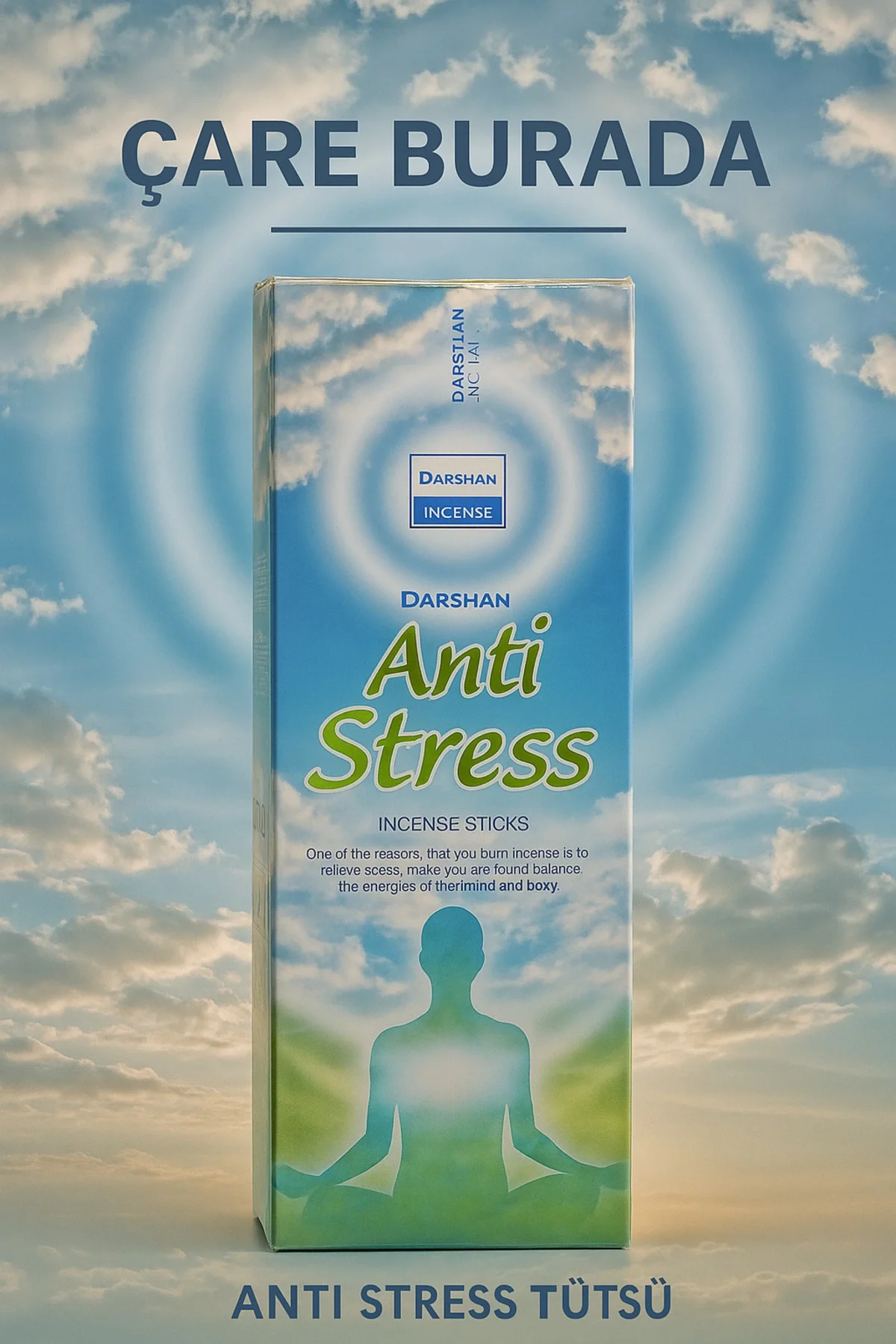 Darshan Incense - Anti Stress Çubuk Tütsü (20'li)