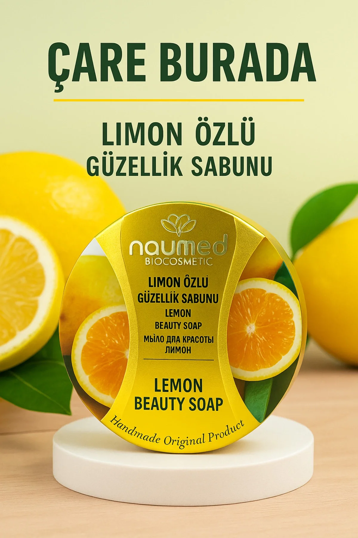Naumed Biocosmetic - Limon Özlü Güzellik Sabunu