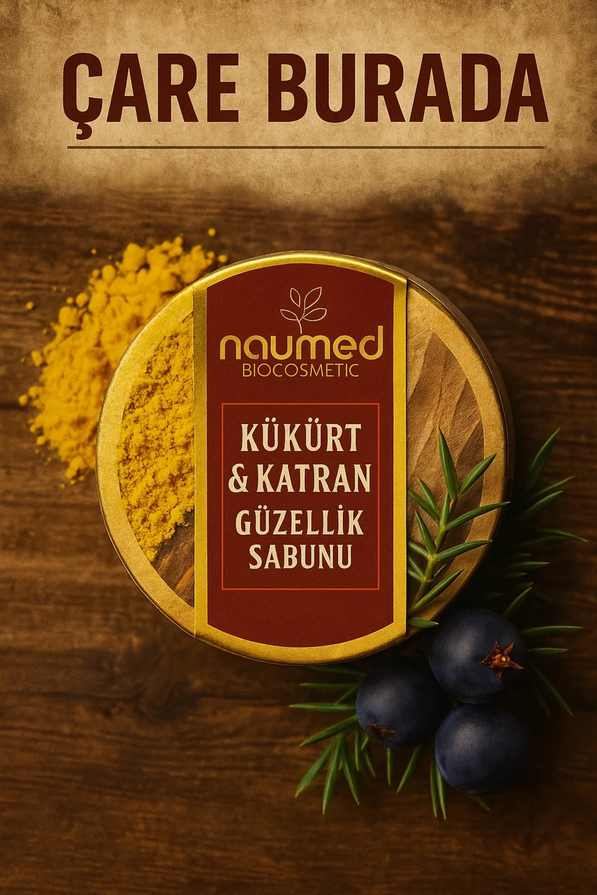 Naumed Biocosmetic - Kükürt & Katran Özlü Güzellik Sabunu