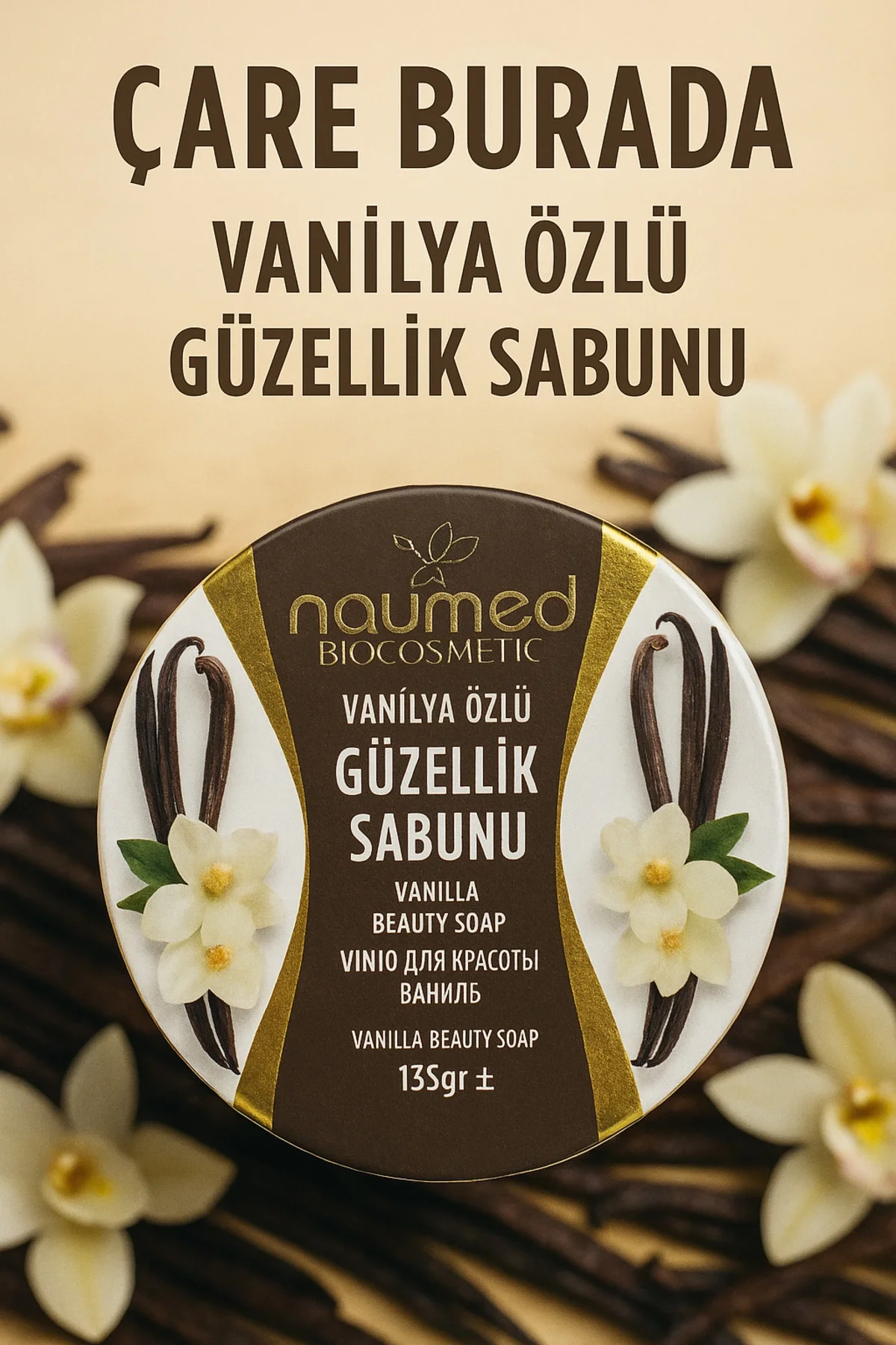 Naumed Biocosmetic - Vanilya Özlü Güzellik Sabunu