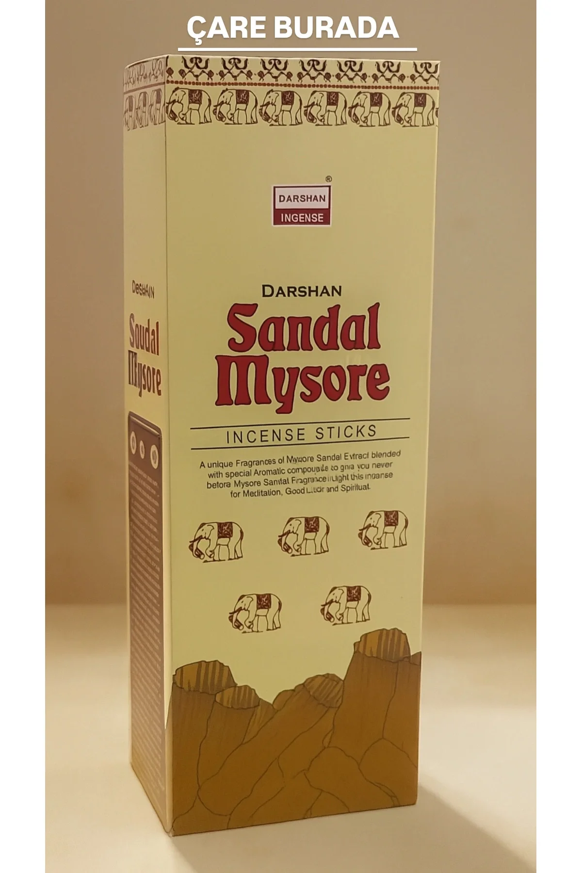 Darshan Incense - Sandal Mysore 20'li Çubuk Tütsü