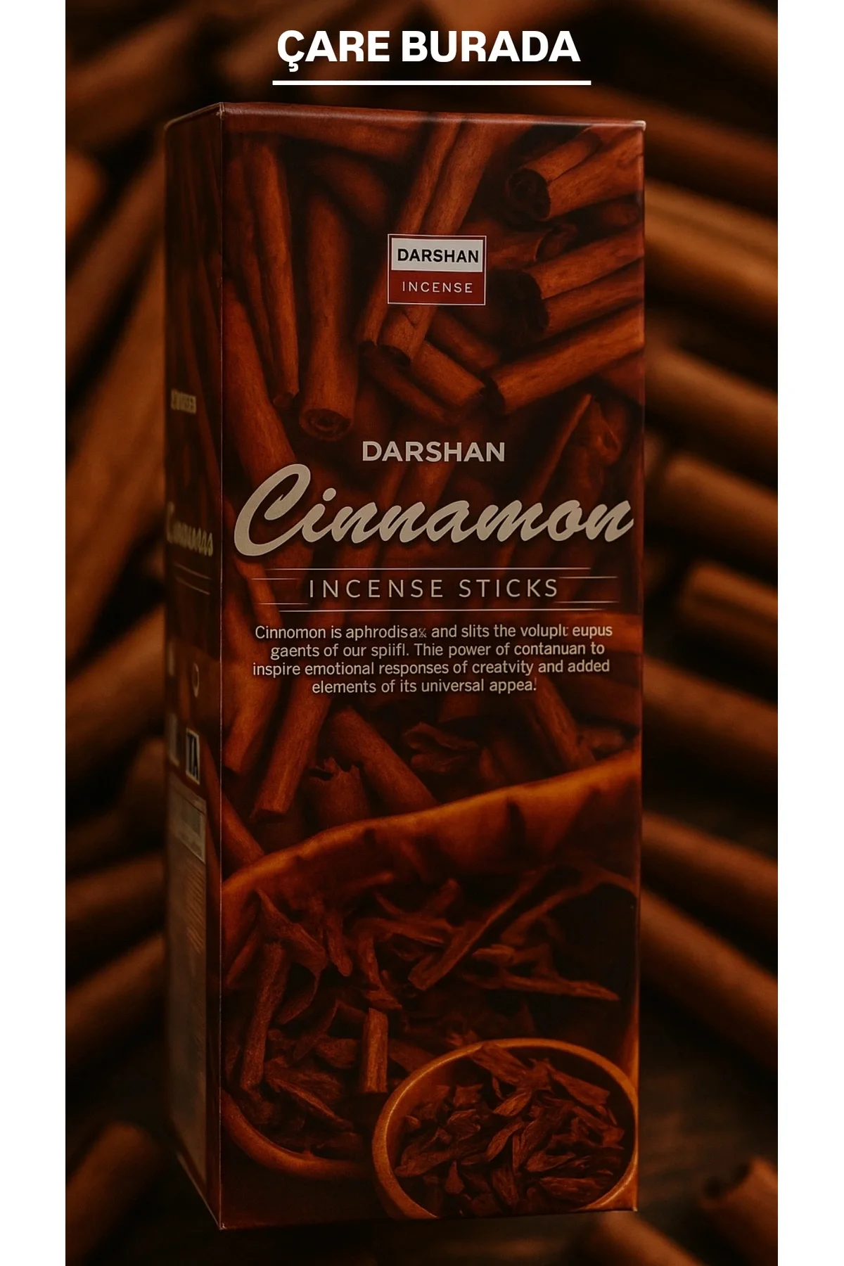 Darshan Incense - Tarçın 20'li Çubuk Tütsü ( & Sevgi & Bolluk)