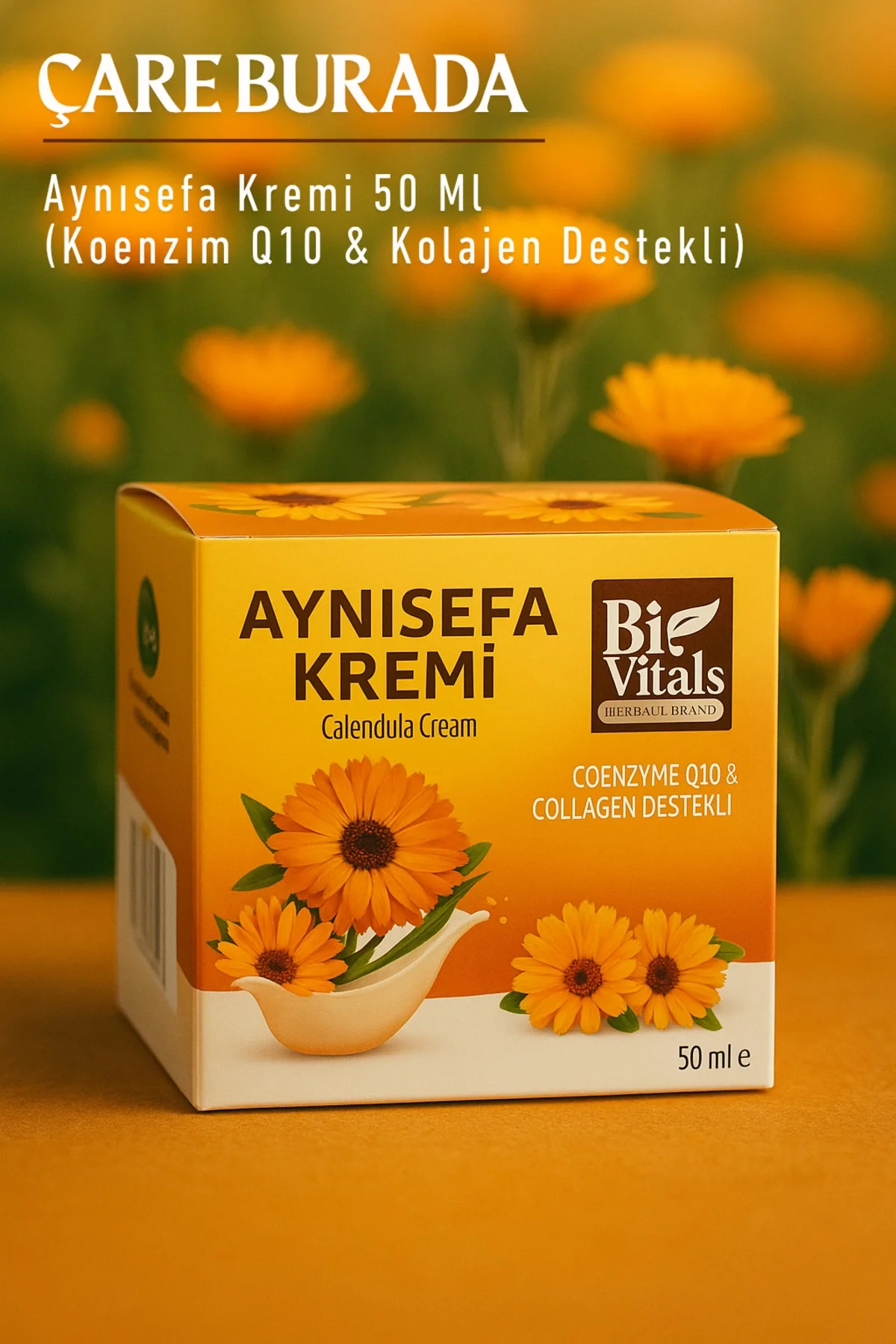 Biovitals - Aynısefa Kremi 50 Ml (Koenzim Q10 & Kolajen Destekli)
