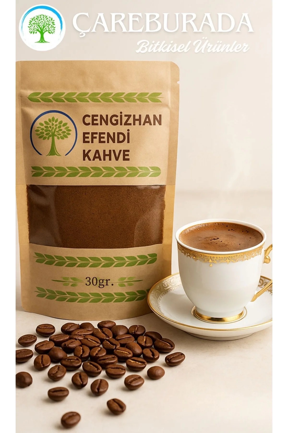 Özel Üretim Cengizhan Efendi Türk kahvesi 30 gr