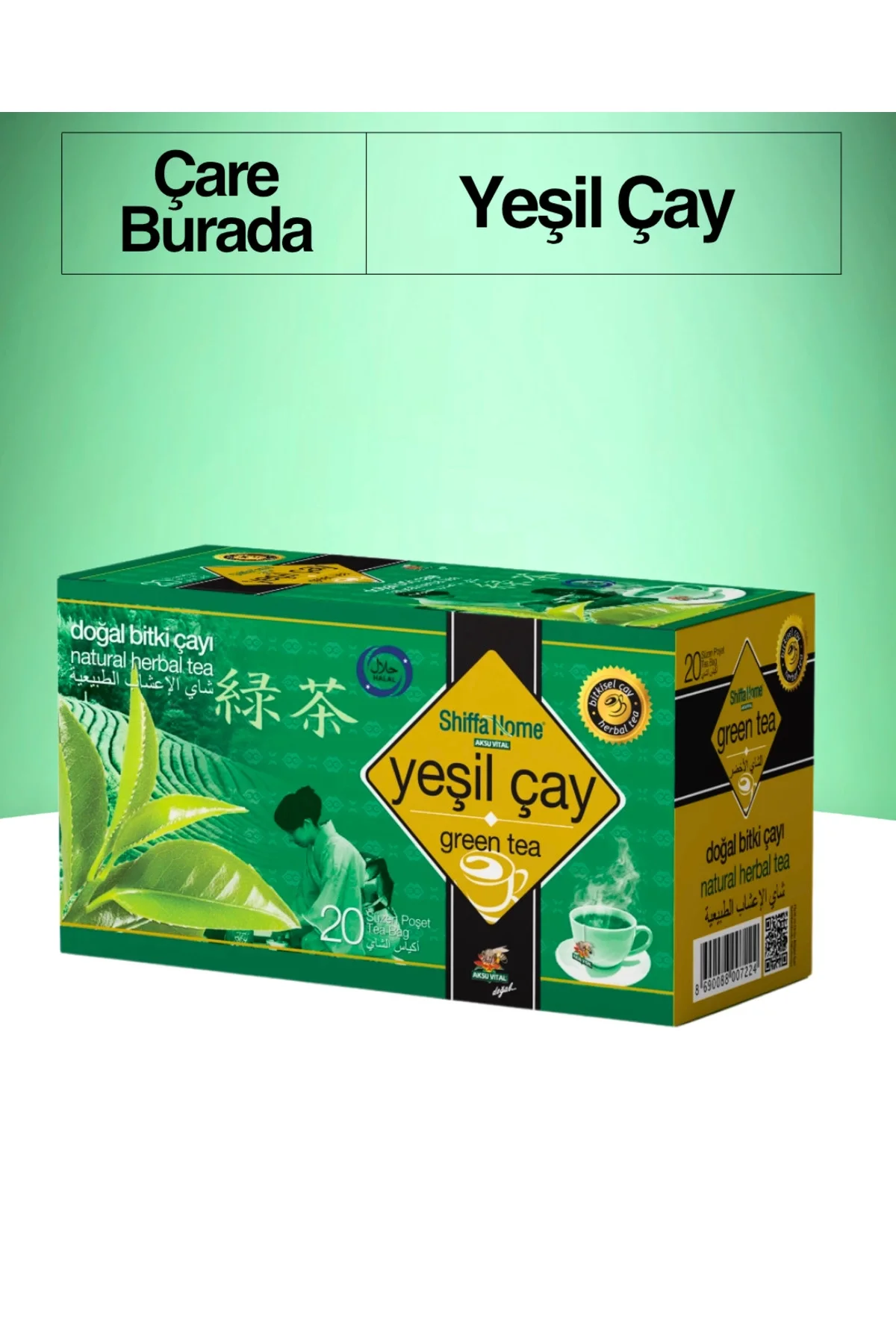Yeşil Bitki Çayı (20 Süzen Poşet)