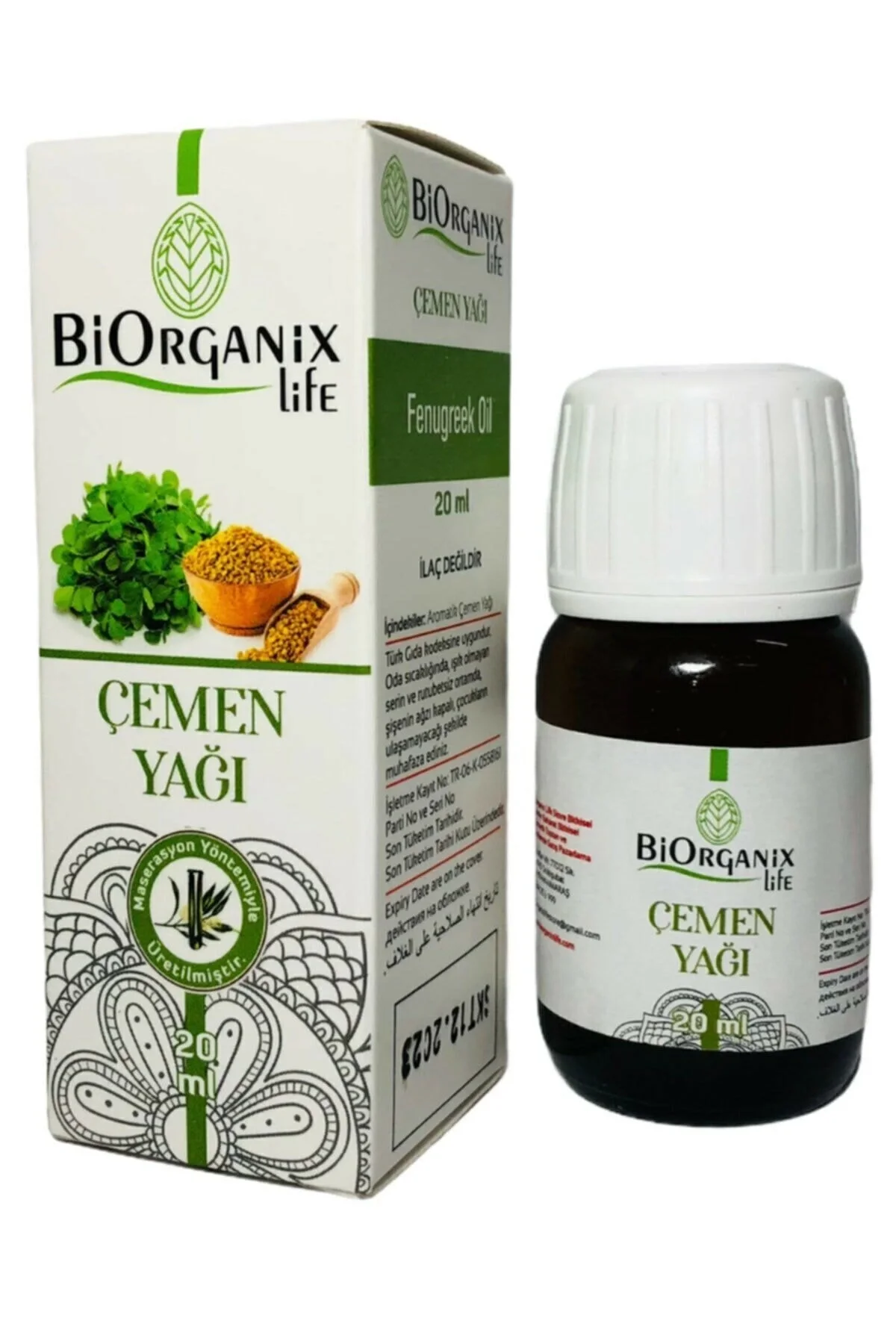 2 Adet Çemen Yağı 20 Ml Bıo