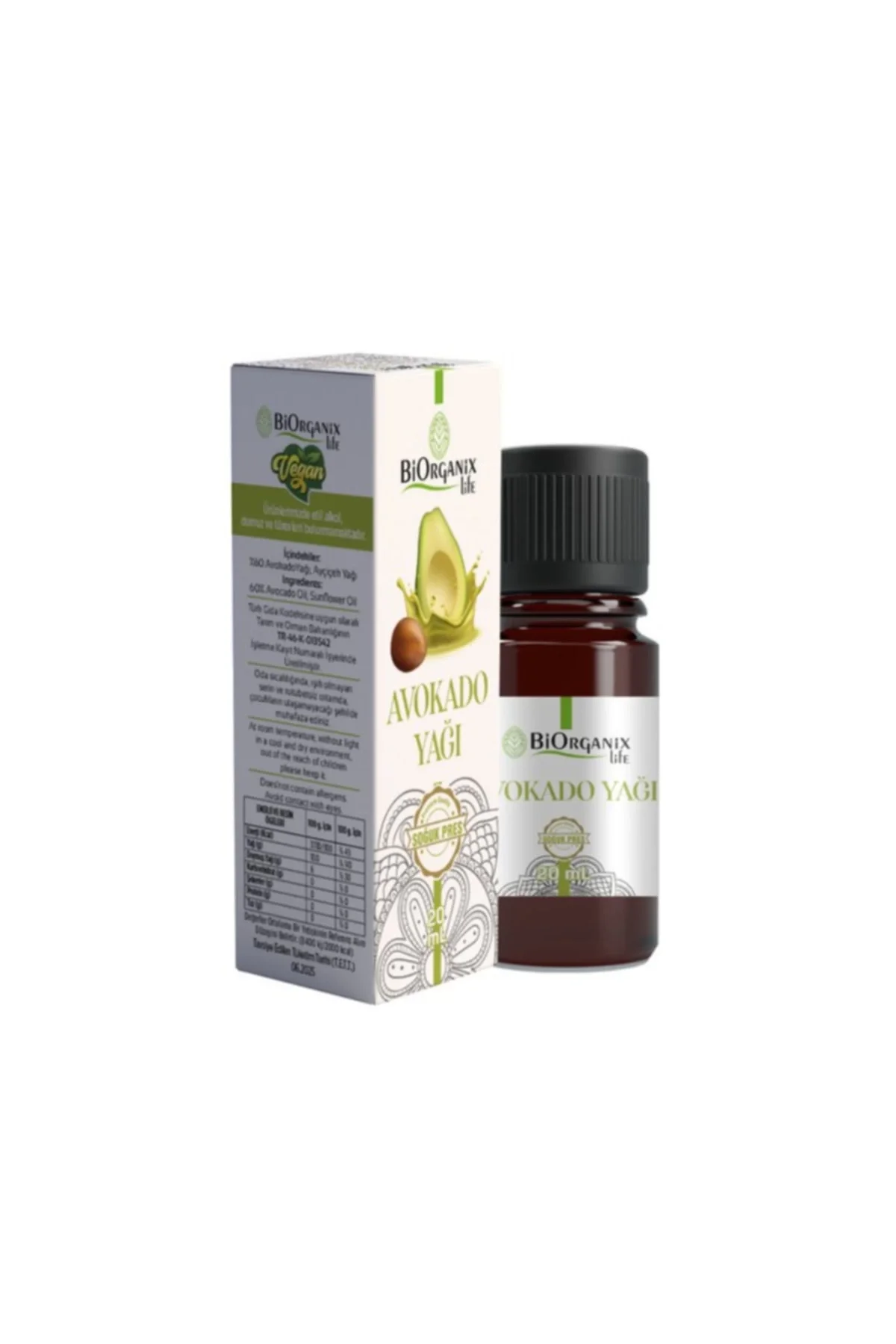 Avokado Yağı 20 ml