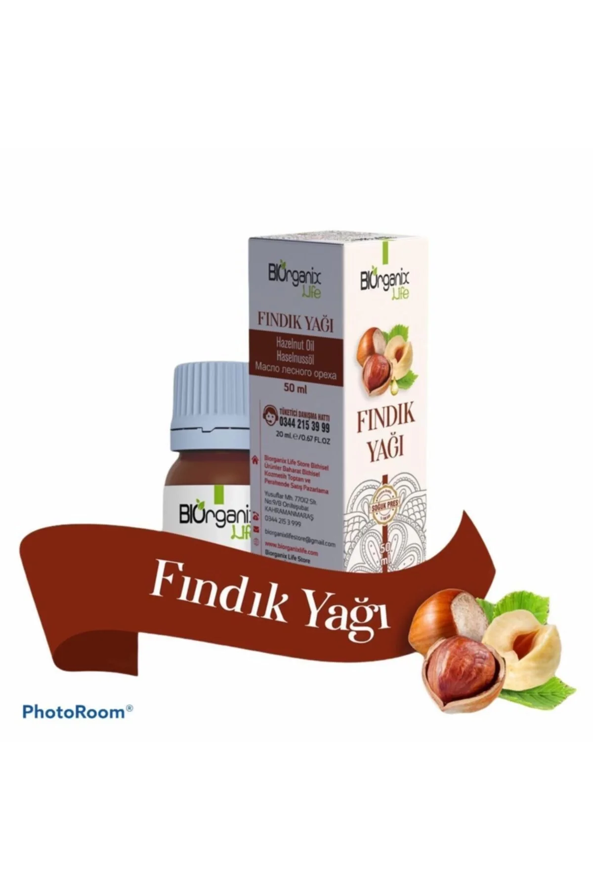 Biorganix Life Fındık Yağı 50 Ml