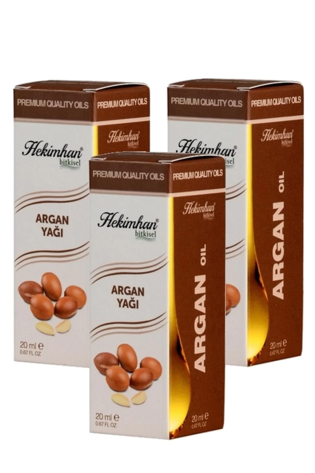 Argan Yağı 20 Ml (3 Adet)