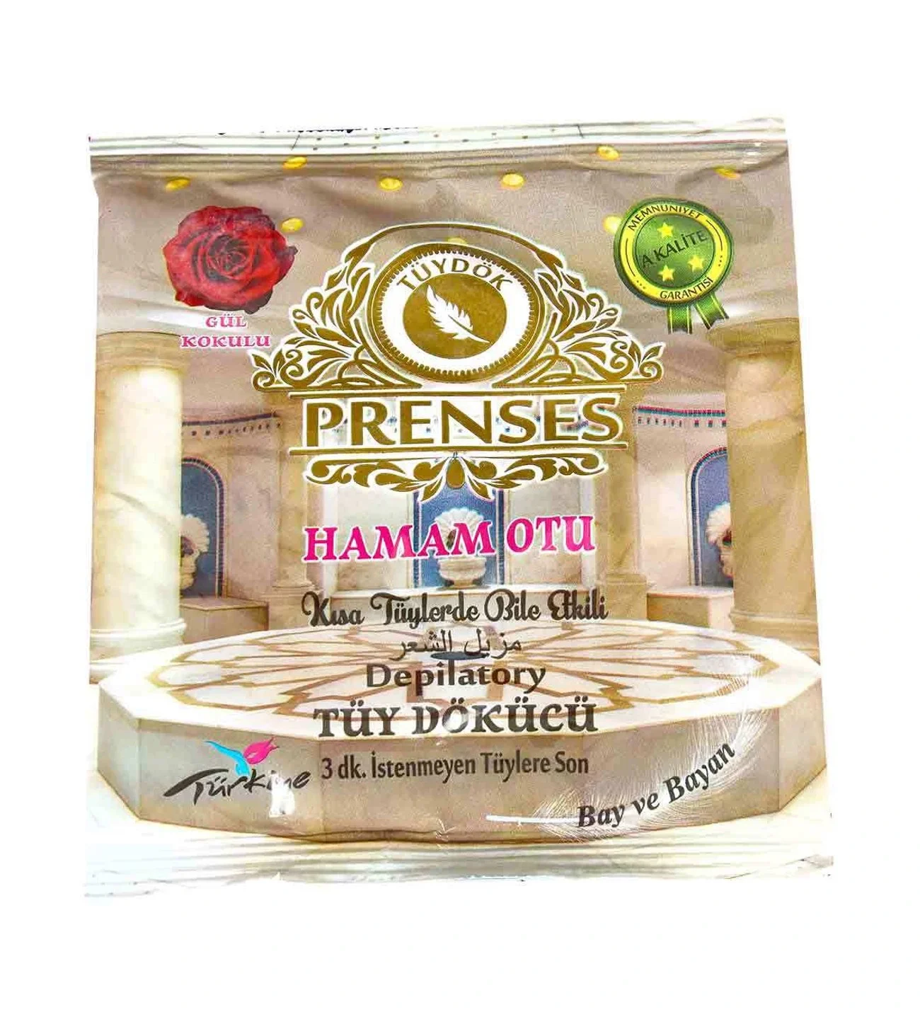 Prenses Tüy Dökücü Toz Hamam Otu Bay Bayan Tkrb.150 Gr Paket