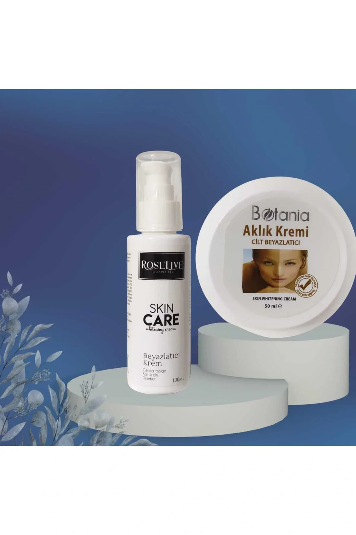 Genital Bölge Beyazlatıcı Krem 100 ml + Aklık Kremi 50 ml