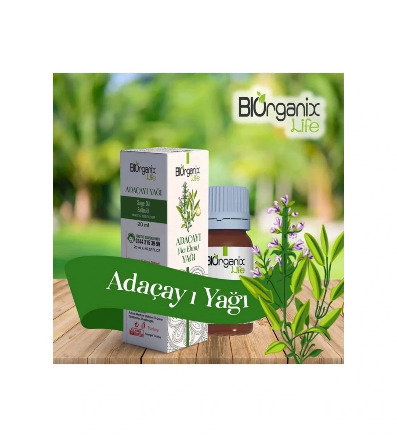 Adaçayı Yağı 20 Ml Şişede