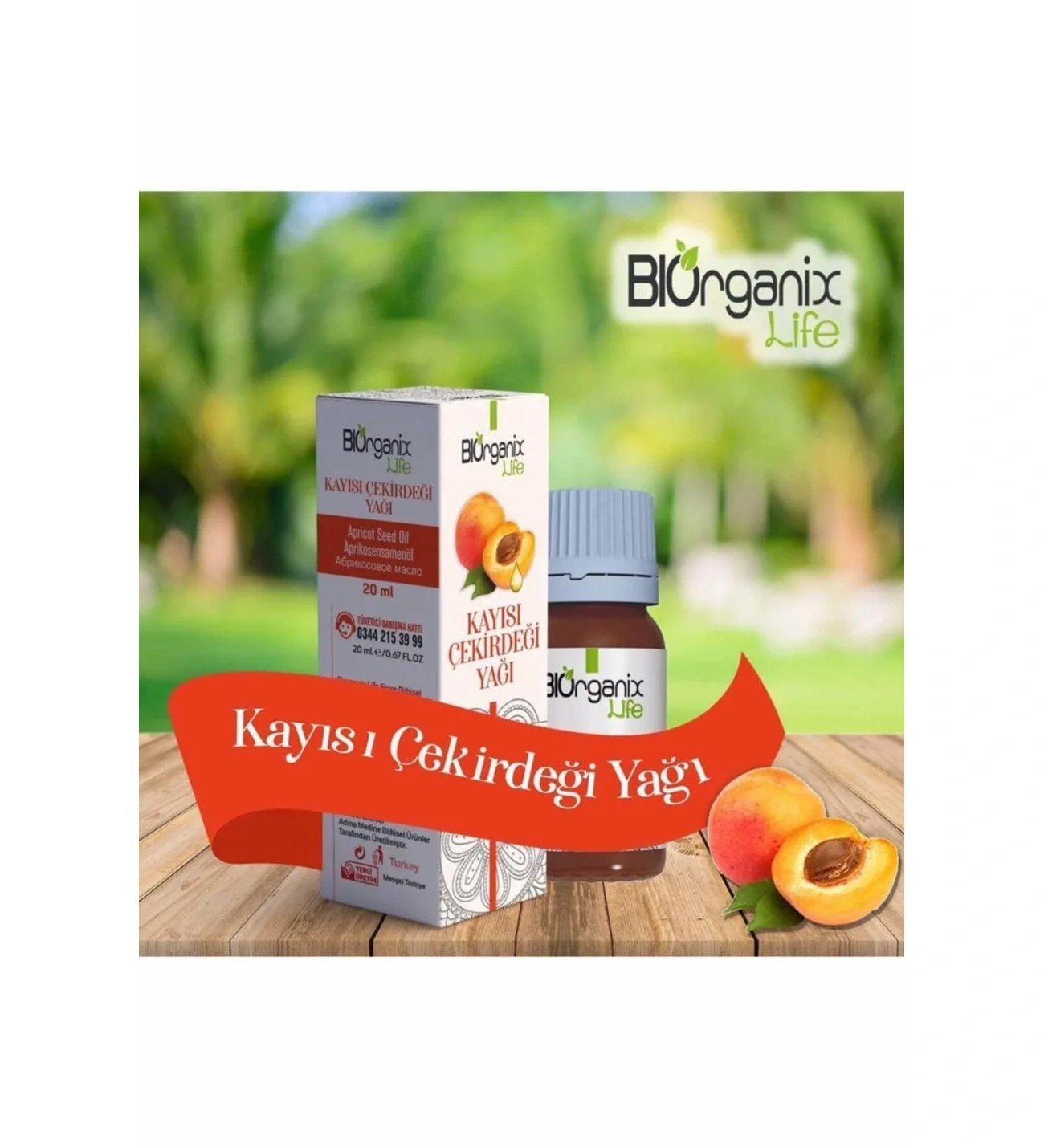 Kayısı Çekirdeği Yağı Tohumu Yağı 20 Ml Şişede