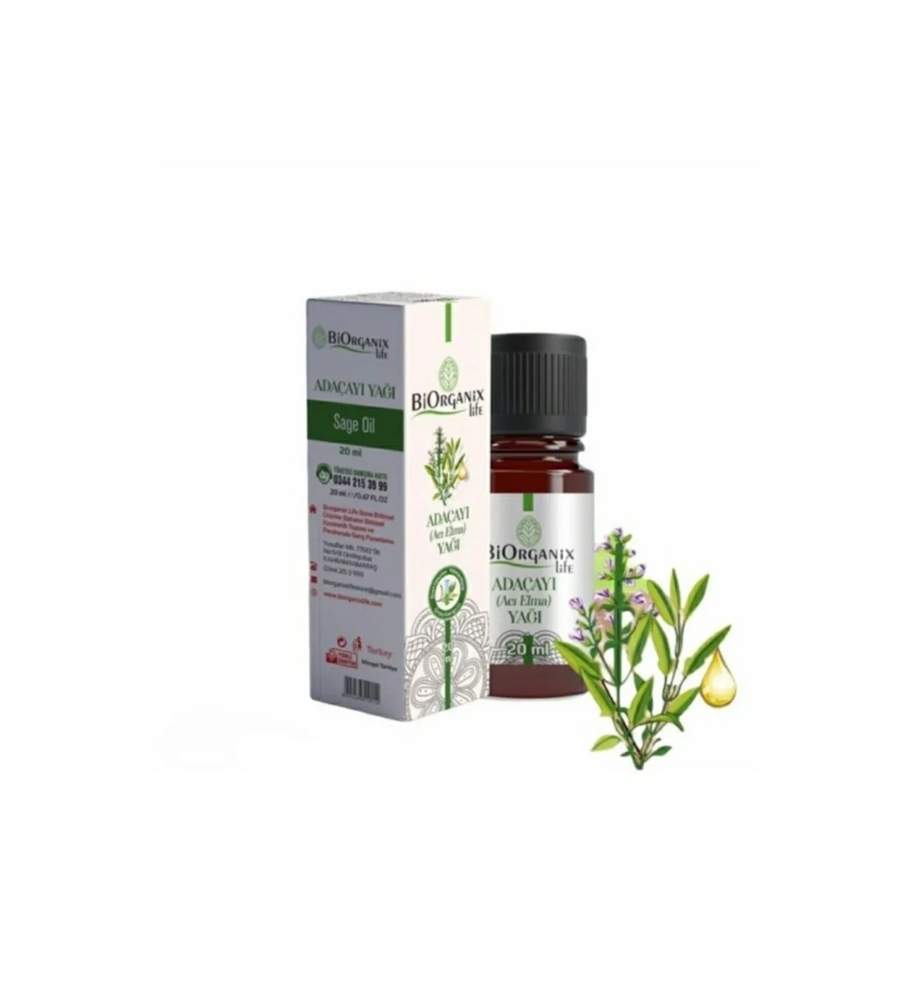 Çare Burada Bıorganıx Life Adaçayı Yağı 20ml