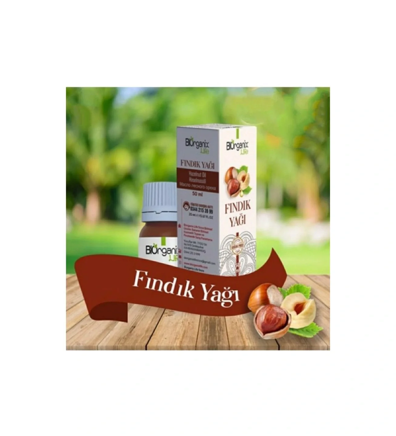 Çare Burada Bıorganıx Life Fındık Yağı 20ml