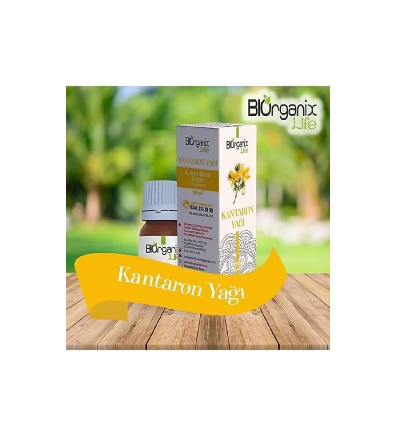 Çare Burada Biorganix Life Kantaron Yağı 50 Ml