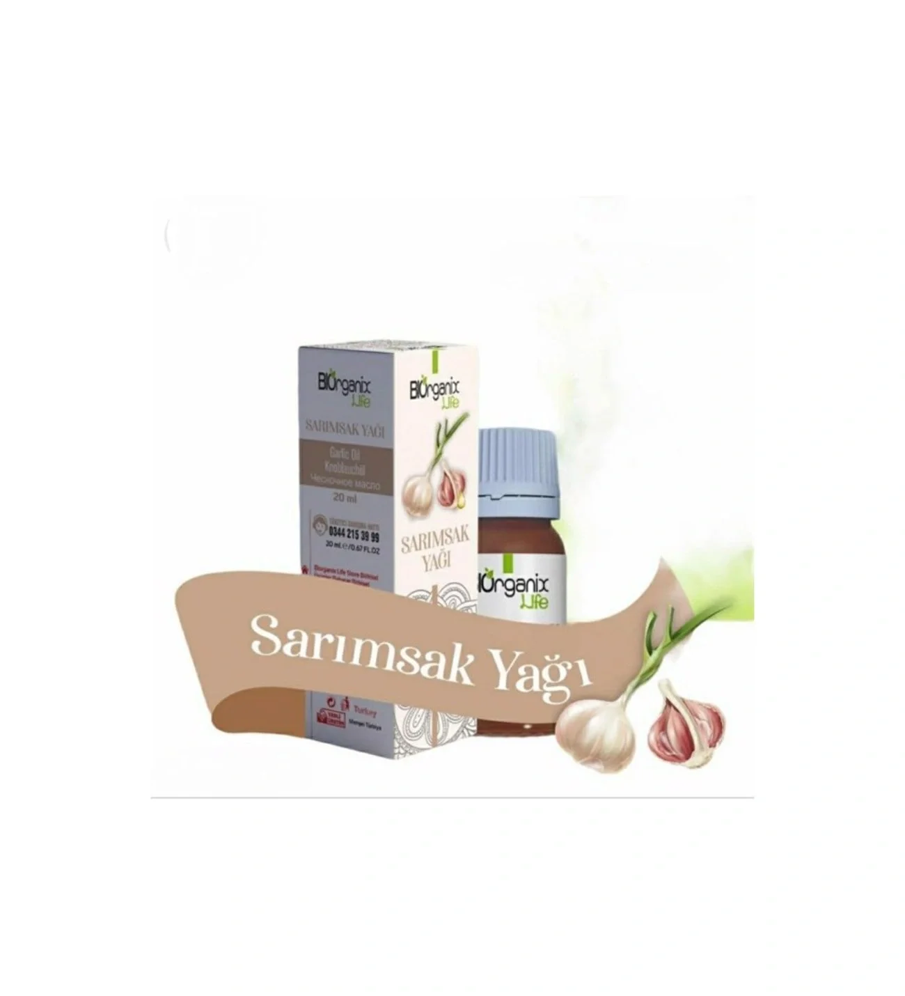 Çare Burada Bıorganix Life Sarımsak Yağı 20ml