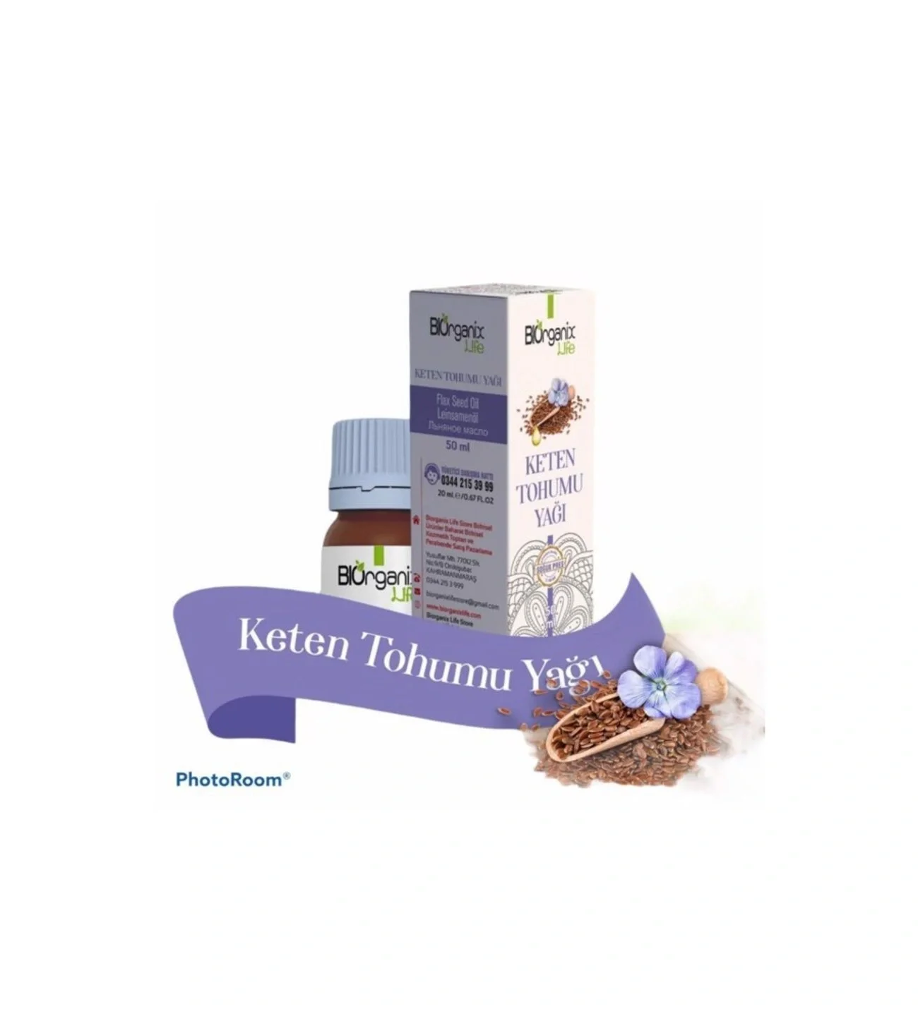 Çare Burada Biorganix Life Keten Tohumu Yağı 50 Ml