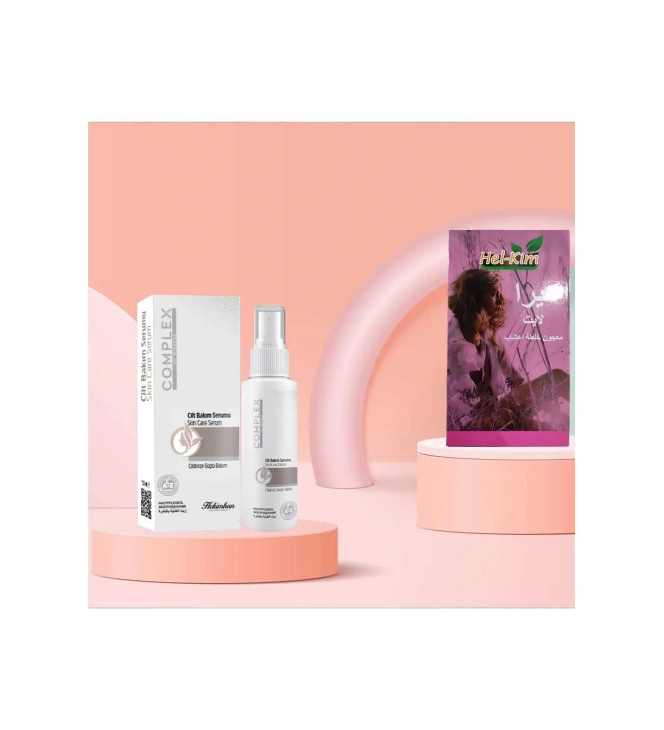 Aydınlatıcı Cilt bakım Serumu 125 ml + Hera Light Bayanlara Özel Macun 820 gr