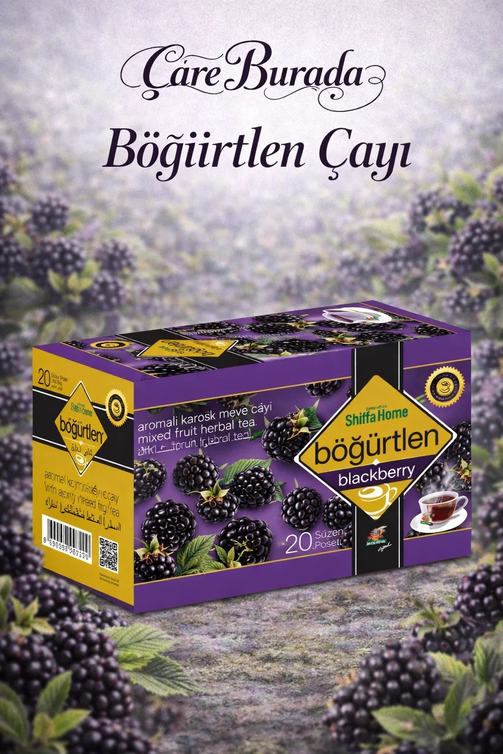 Böğürtlen Bitki Çayı (20 Süzen Poşet)