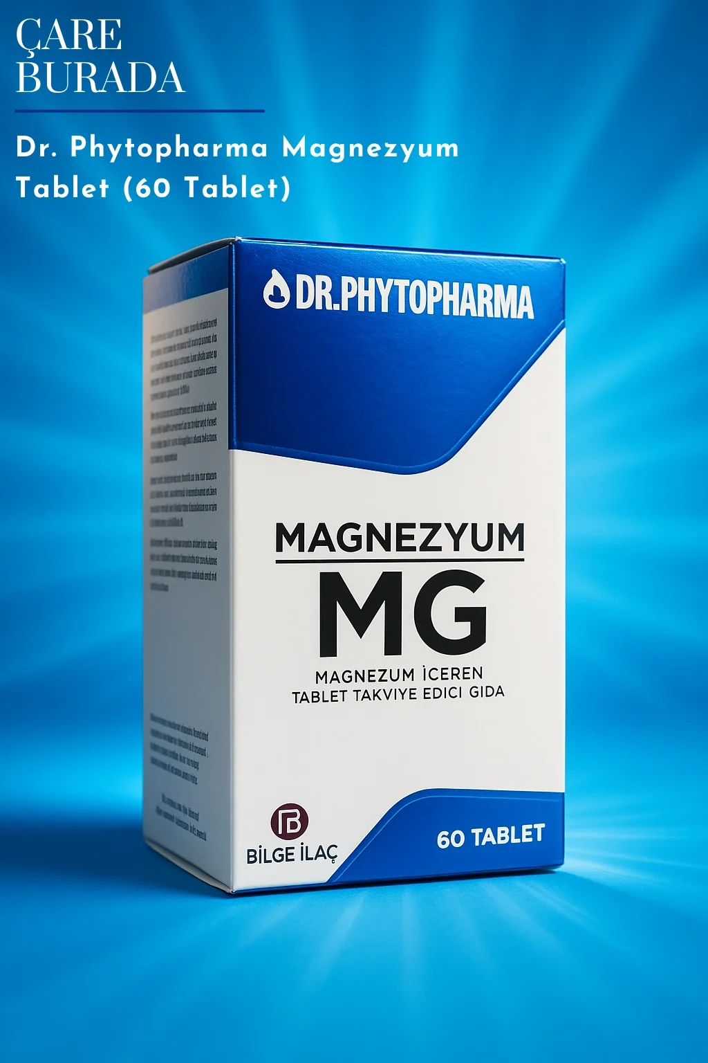 Dr. Phytopharma - Magnezyum Tablet 1650 mg × 60 Tablet (Magnezyum Bisglisinat, Magnezyum Taurat, Magnezyum Malat)