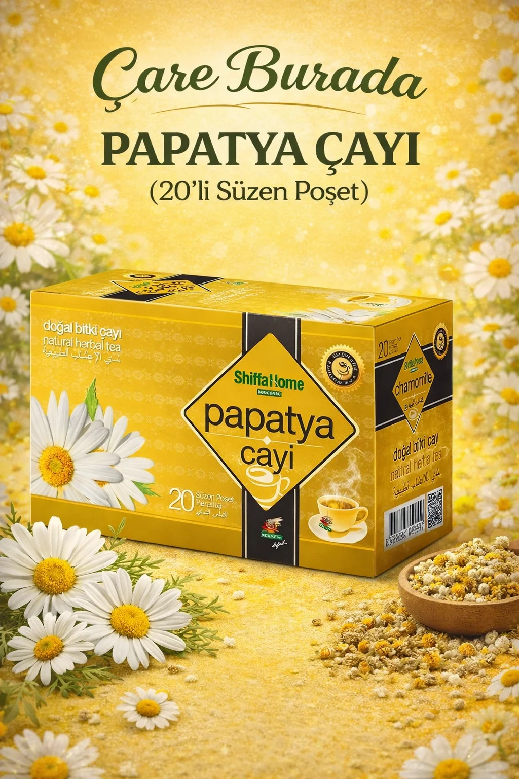 Papatya Çayı (20 Süzen Poşet)