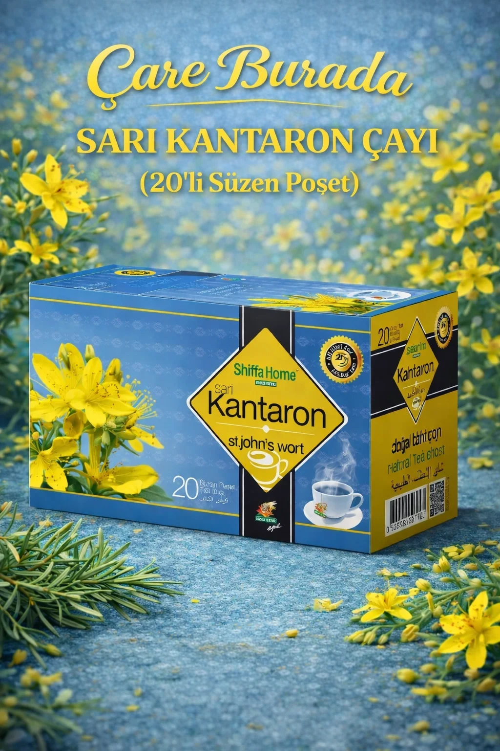 Sarı Kantaron Bitki Çayı (20'Li Süzen Poşet)