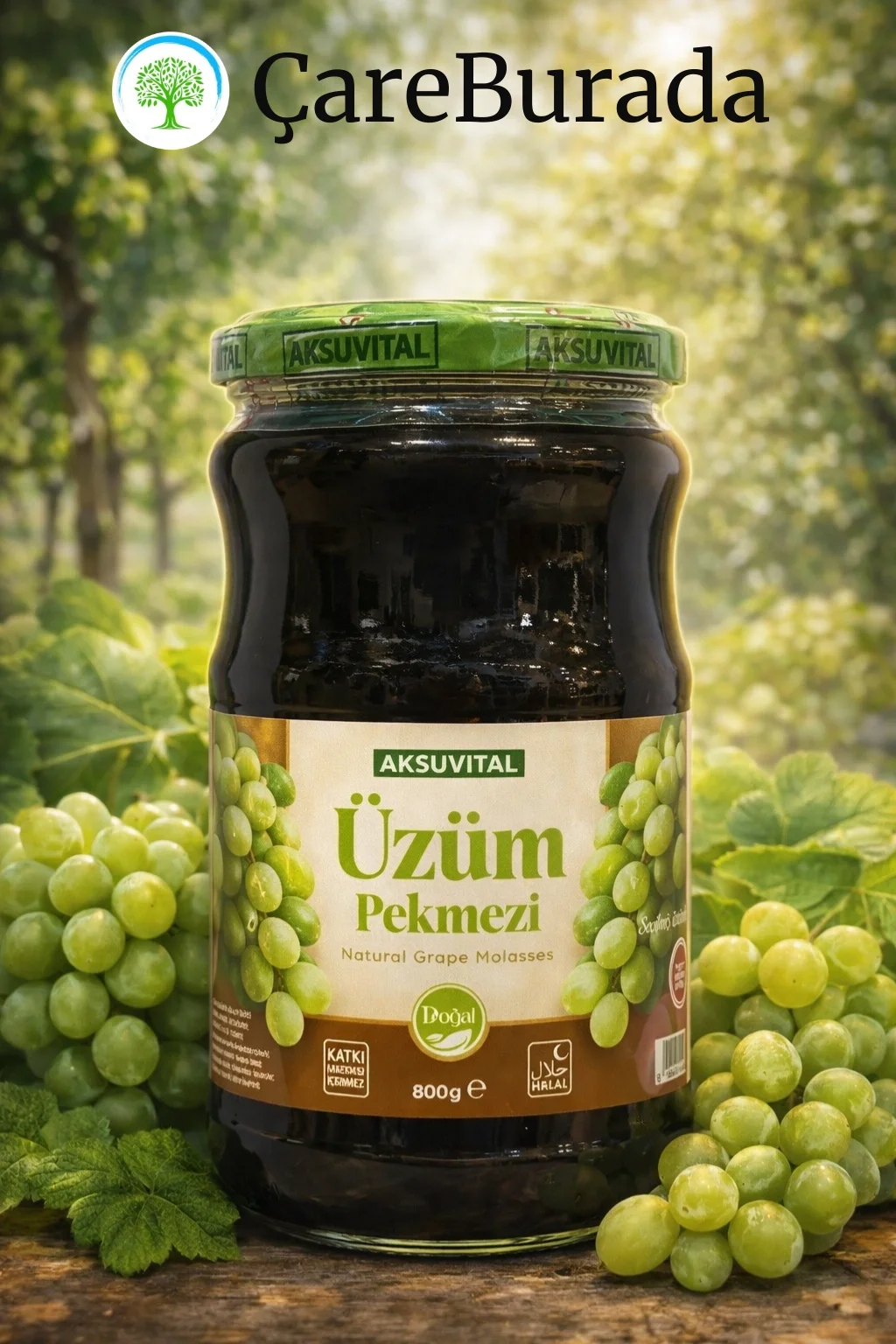ÇareBurada Vital Üzüm Pekmezi 800 g