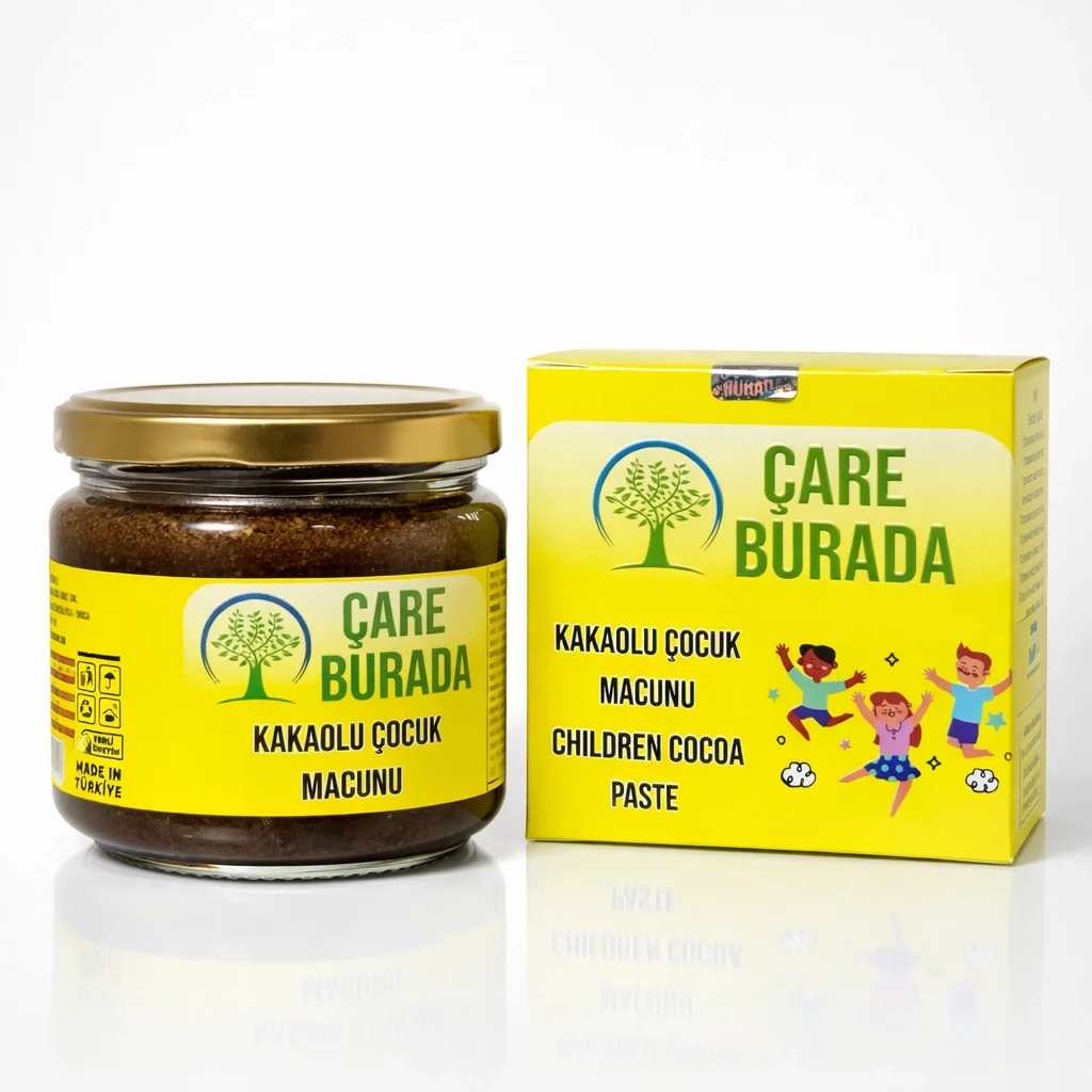 ÇareBurada Bitkisel Kakaolu Çocuk Macunu 350 gr