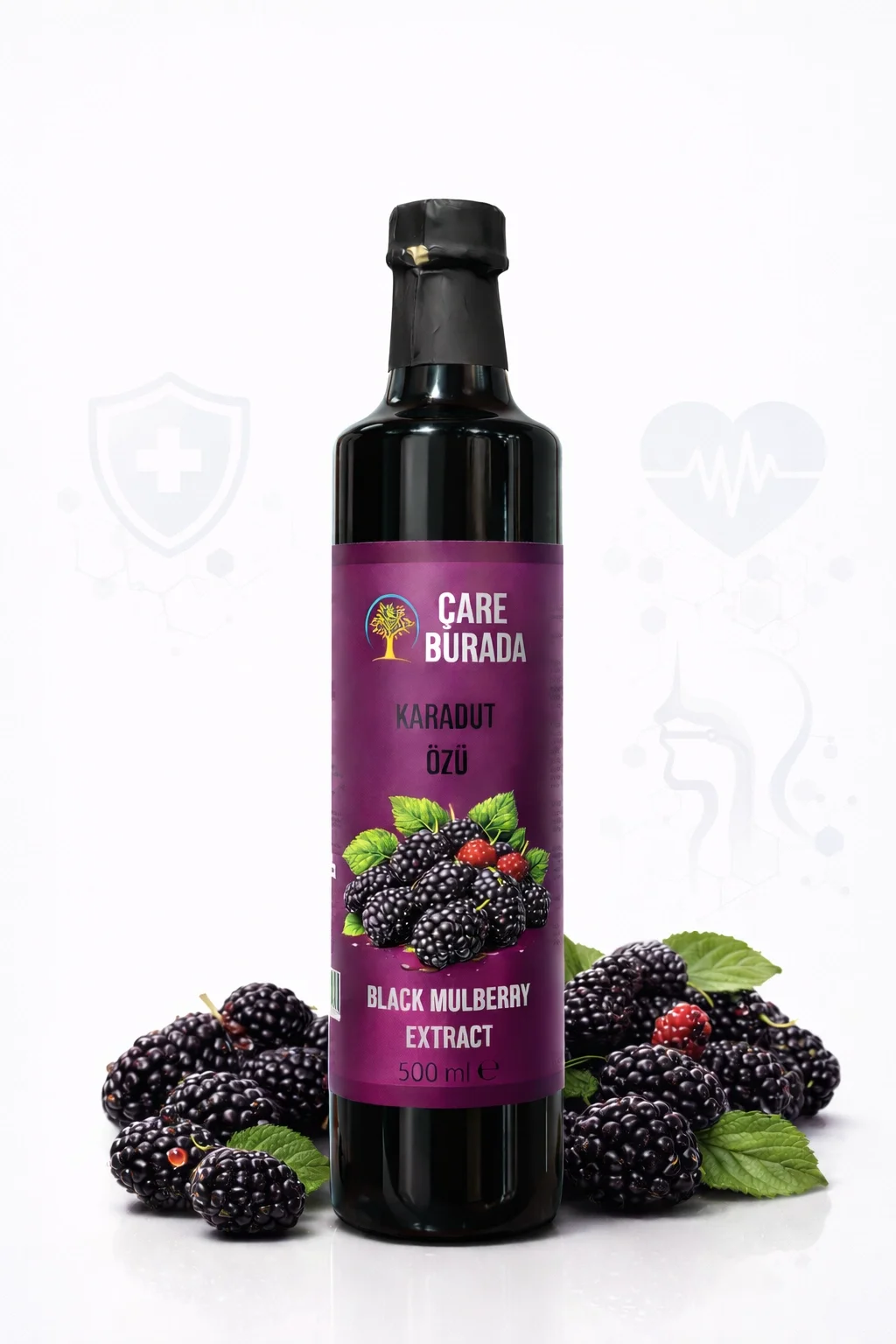 ÇareBurada Karadut Özü Doğal Soğuk Sıkım 500 ml