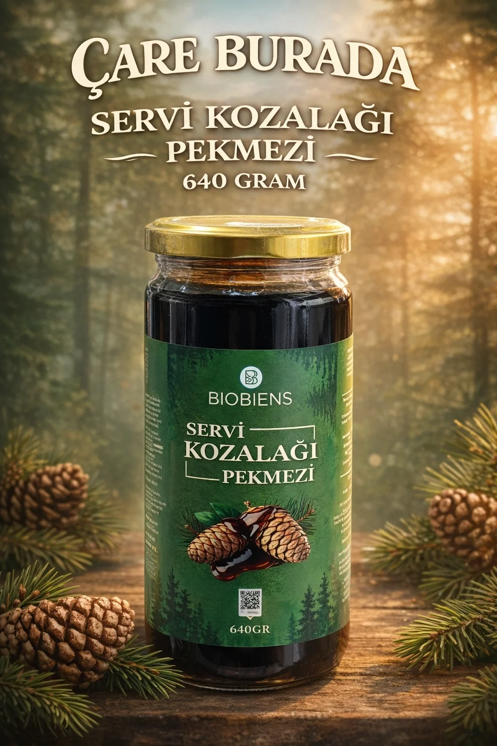 Servi Kozalağı Pekmezi 640 Gram
