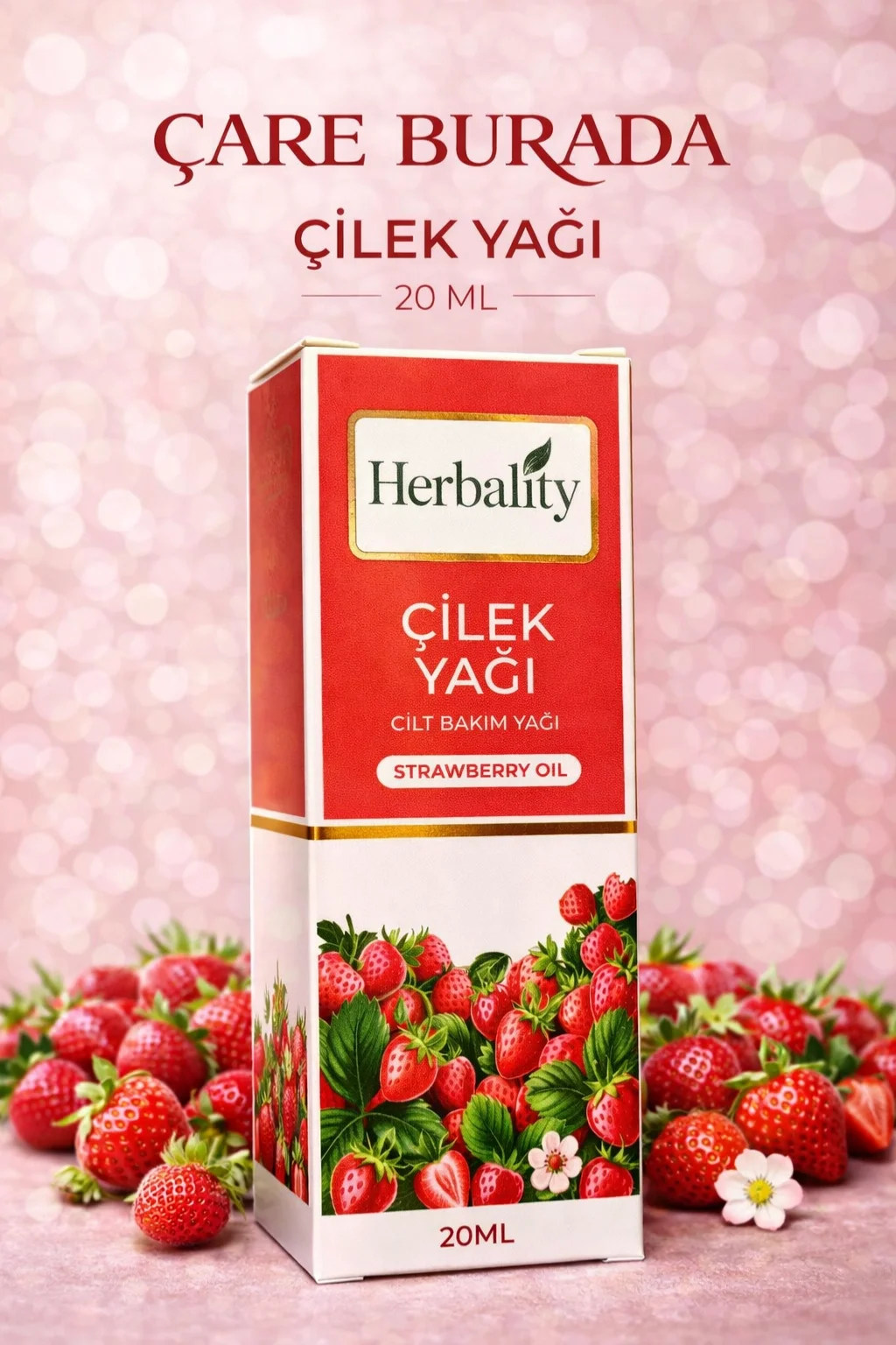 Zarif ve Büyüleyici Koku Seti (Çilek Yağı & Vanilya Yağı & Ylang Ylang Yağı)