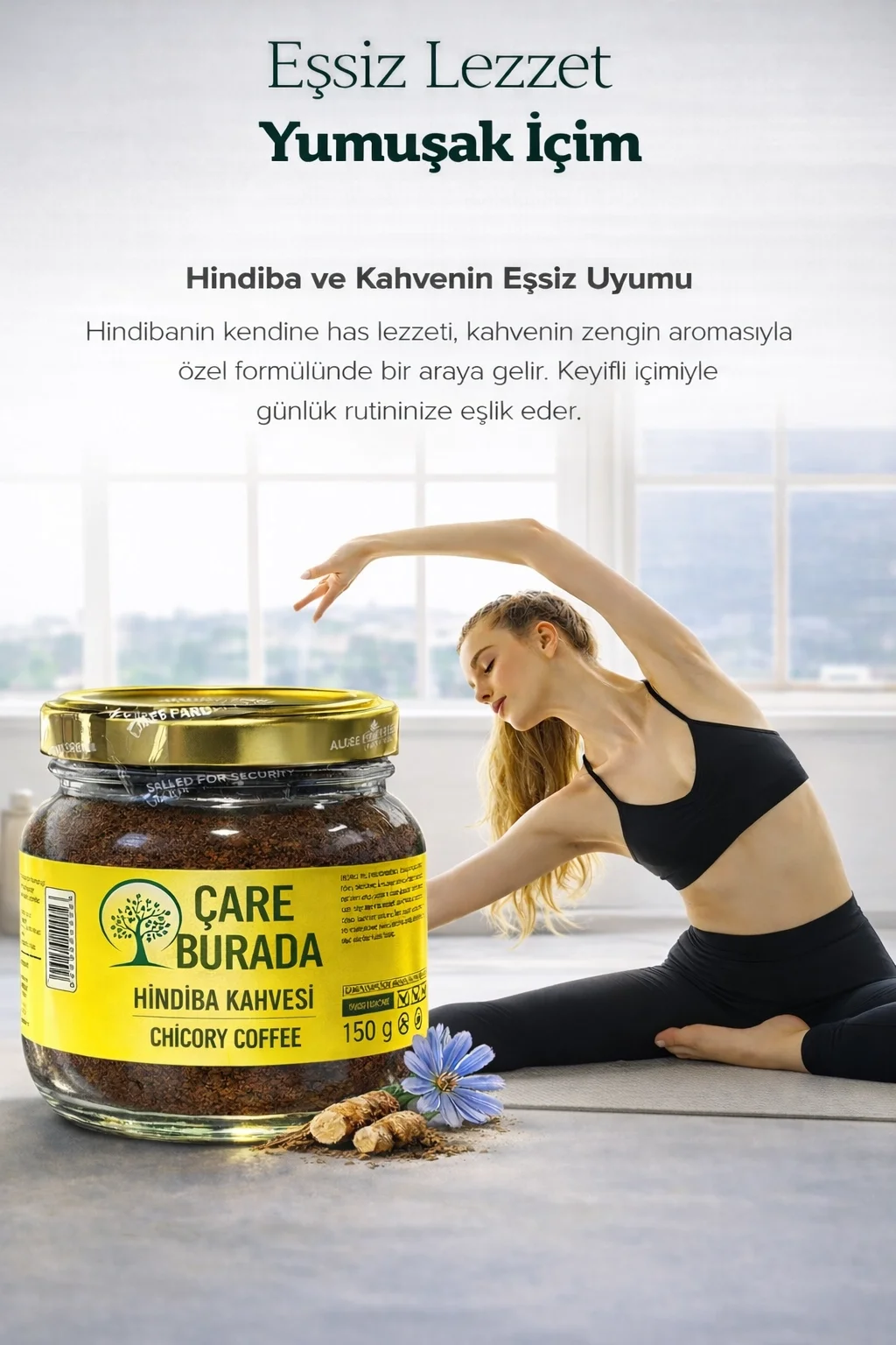 ÇareBurada Hindiba Kahvesi 150 g - Yumuşak İçim & Dengeli Aroma