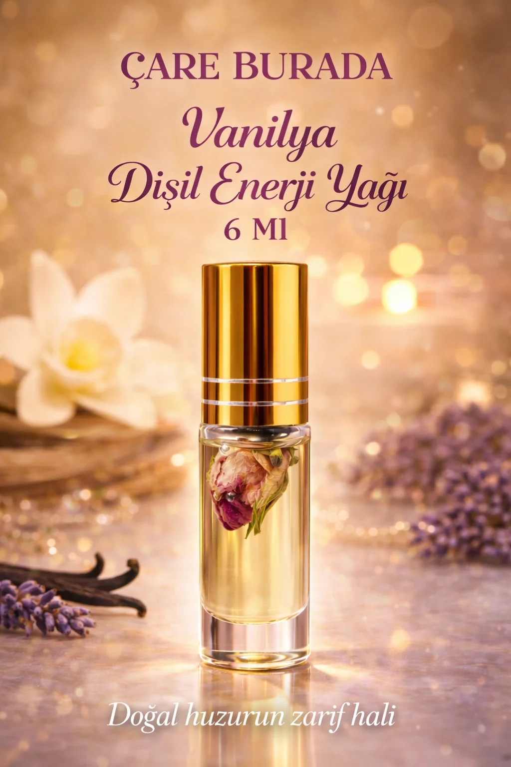 Vanilya Dişil Enerji Yağı 6 ml