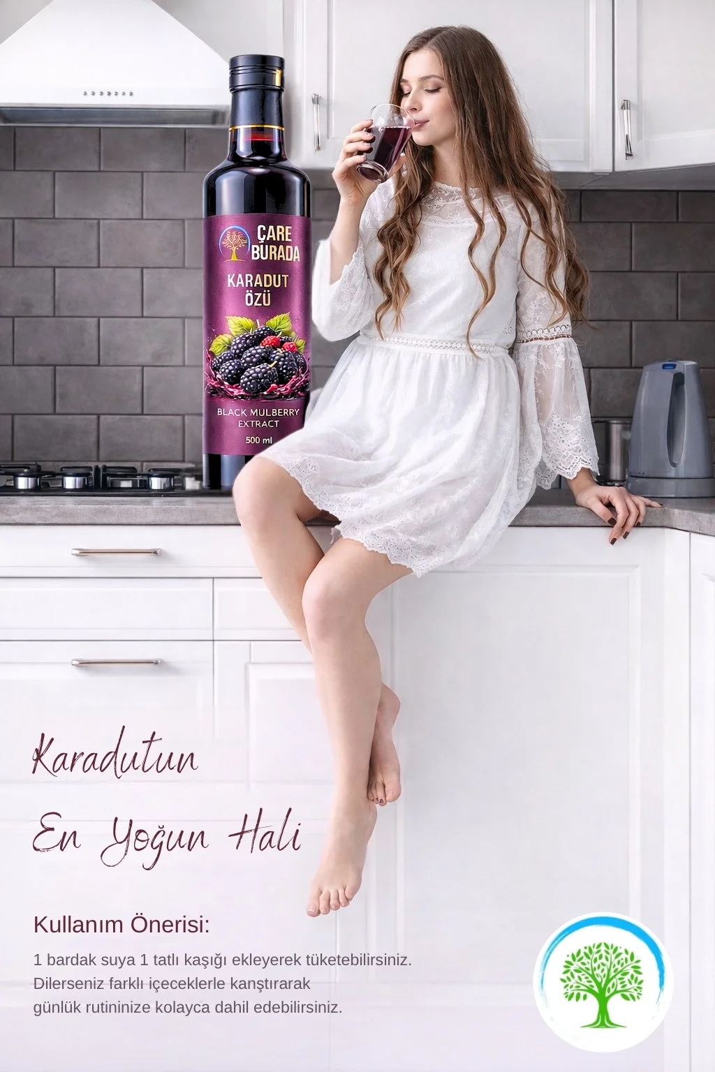 ÇareBurada Karadut Özü 500 ml