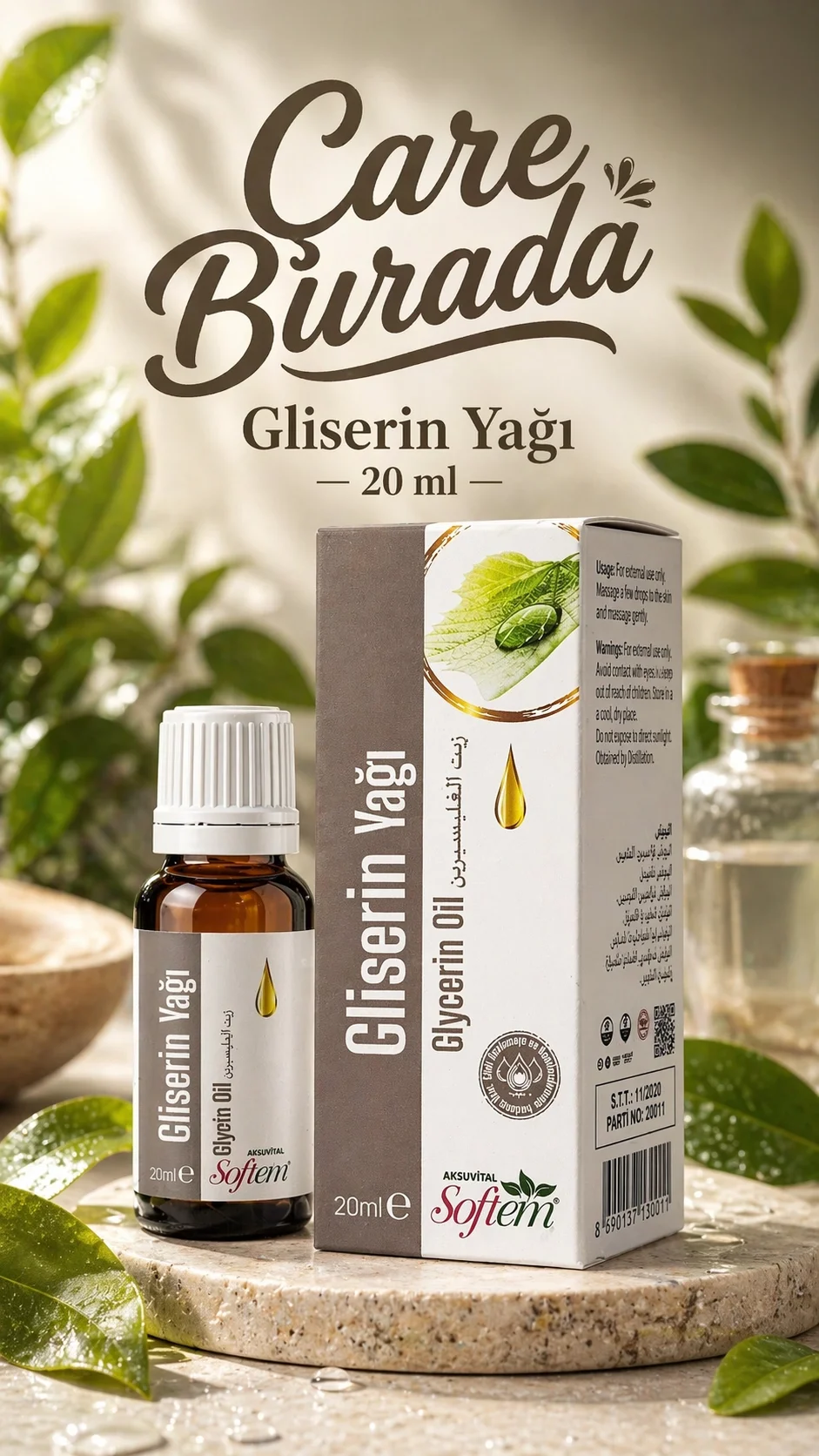 Gliserin Yağı 20 Ml