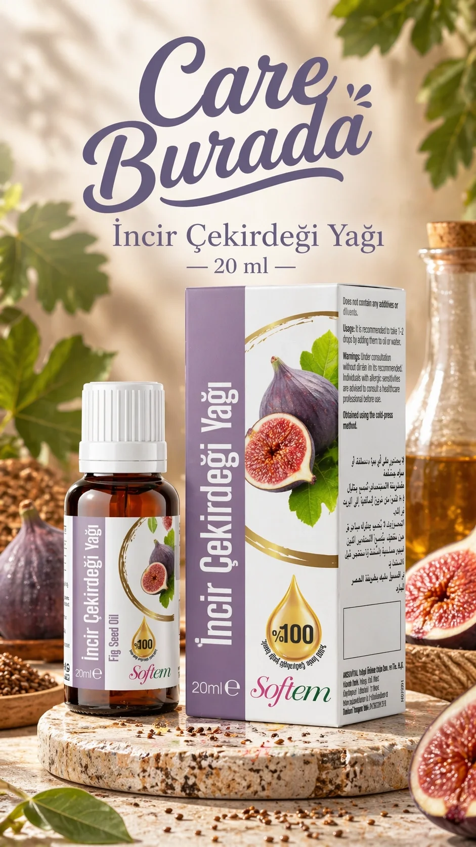 İncir Çekirdeği Yağı 20 Ml