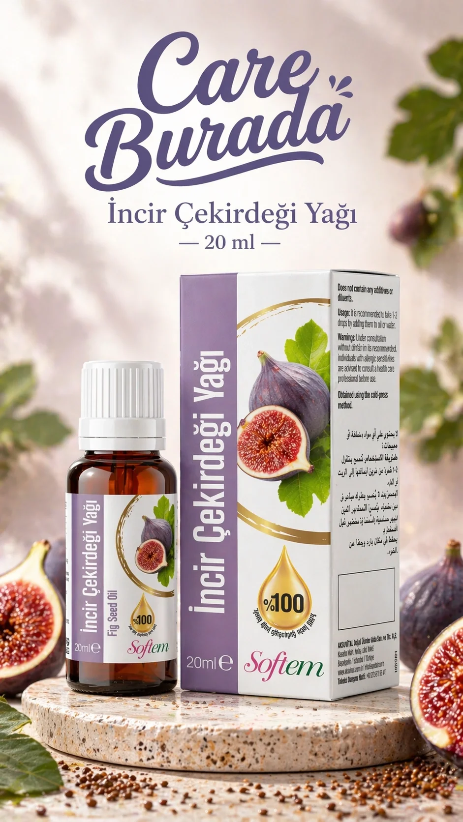 İncir Çekirdeği Yağı 20 Ml