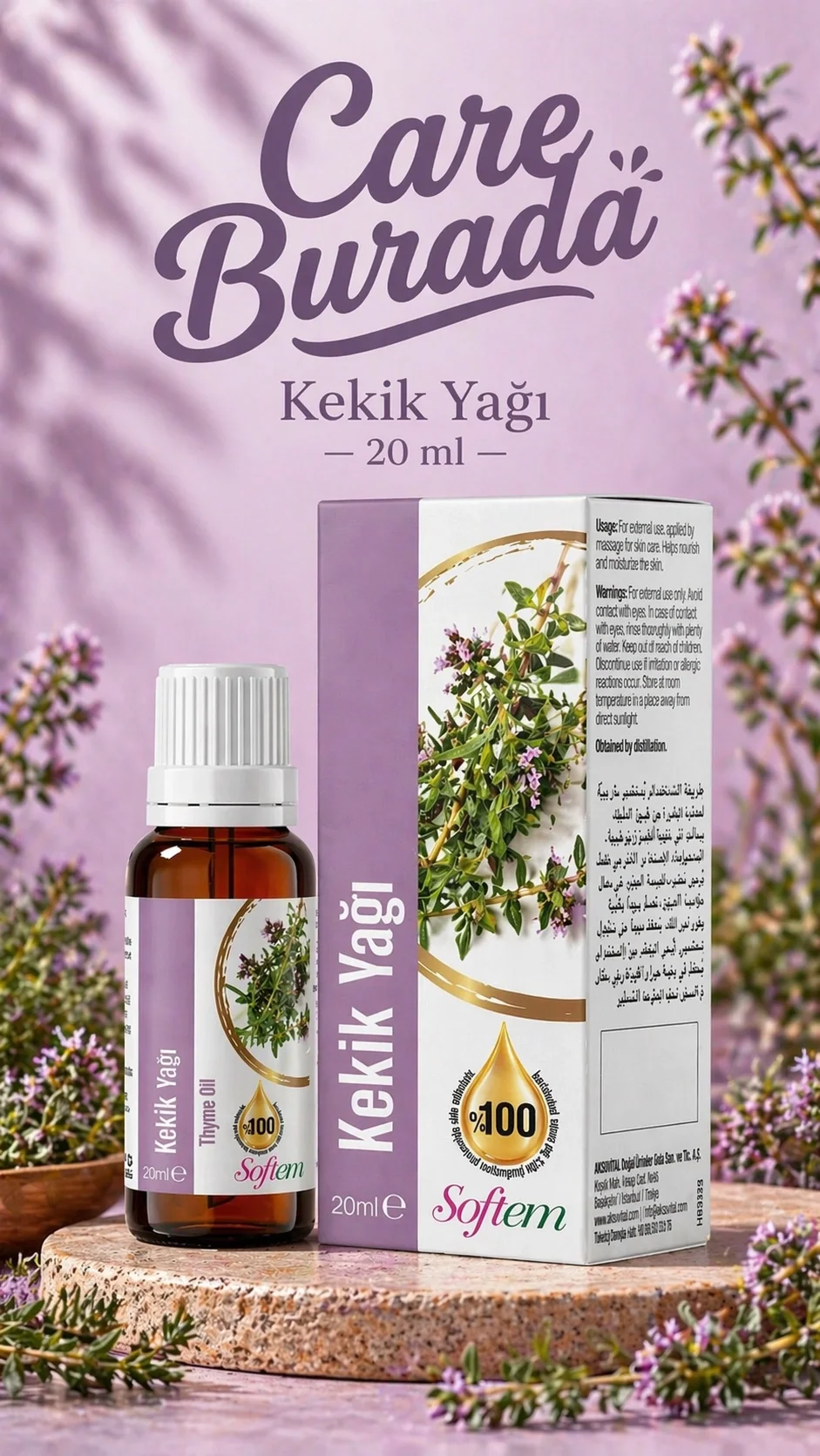Kekik Yağı 20 Ml