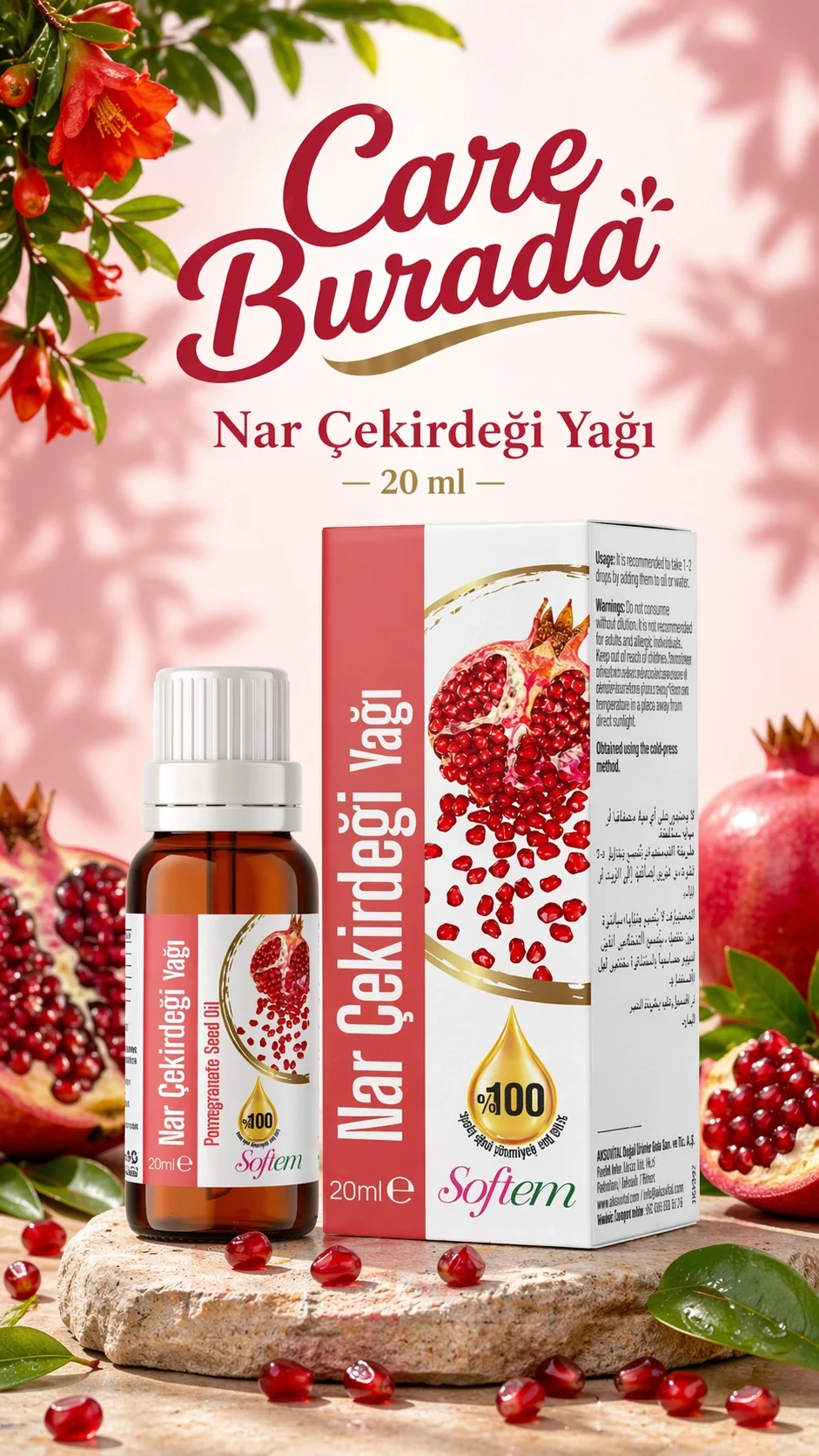 Nar Çekirdeği Yağı 20 Ml