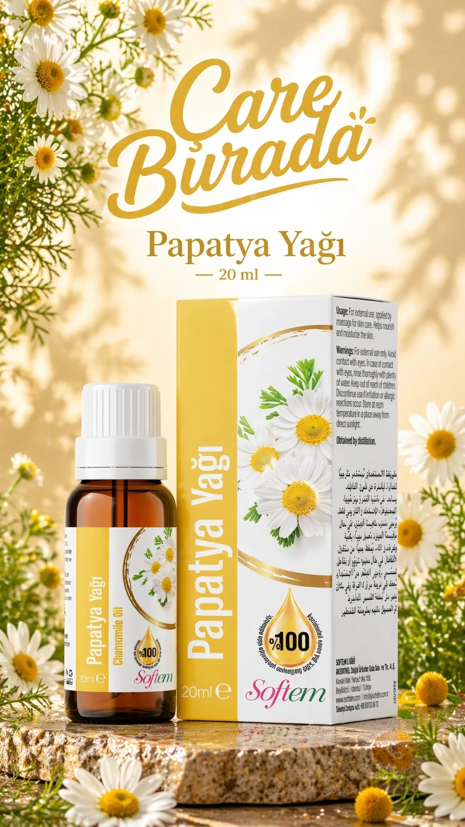 Papatya Yağı 20 Ml
