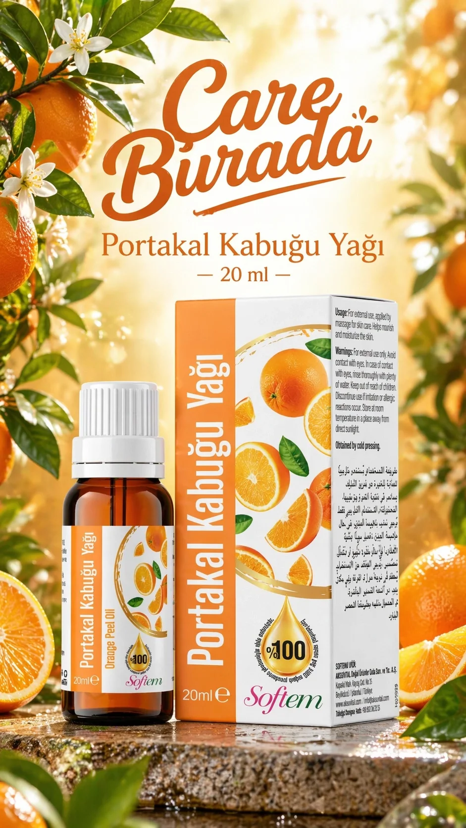 Portakal Kabuğu Yağı 20 Ml